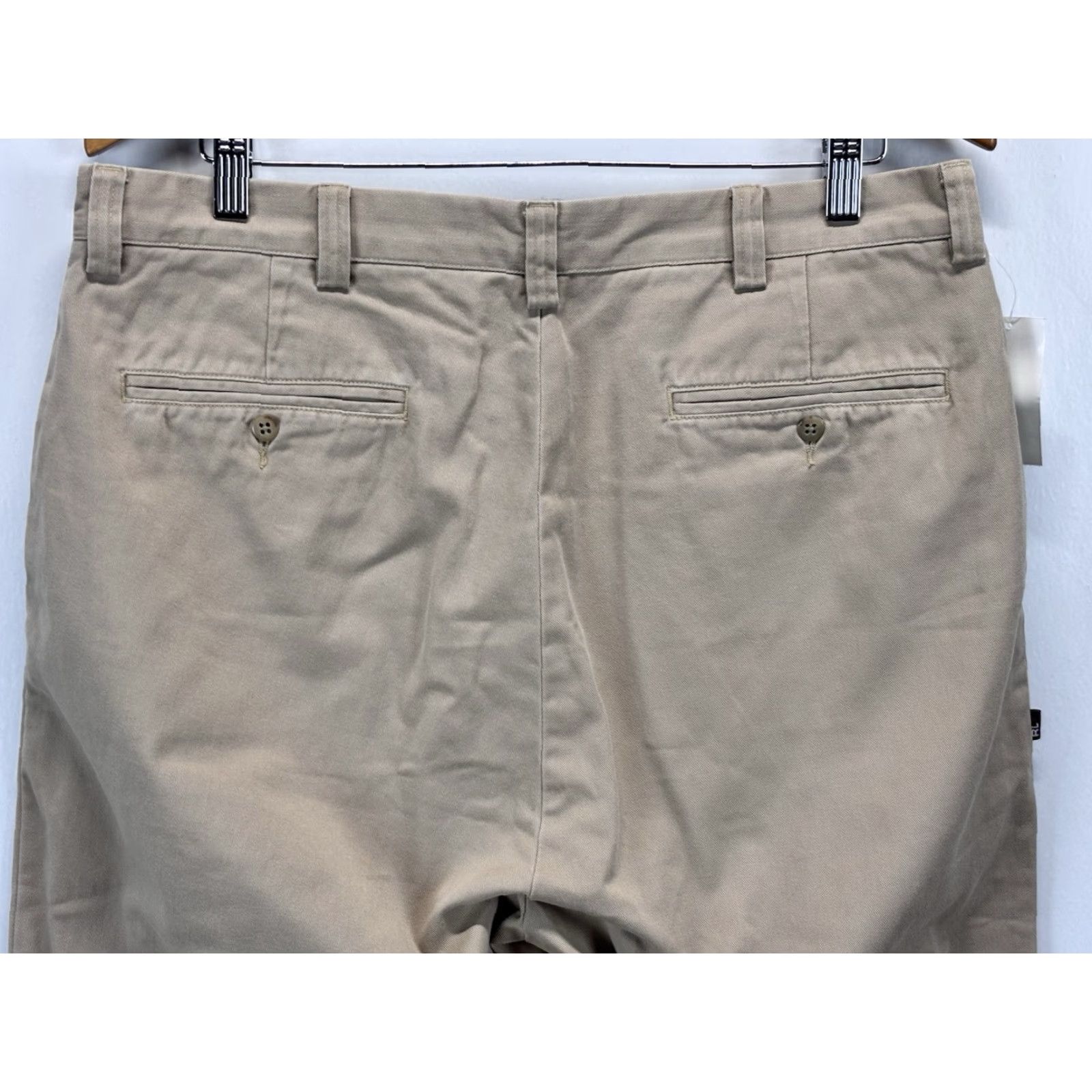 RLX Ralph Lauren VINTAGE Ralph Lauren Chino Pants Men’s 36x34 Cotton Tan Flat Front Preppy Casual Business Size US 36 / EU 52 - 4 Thumbnail