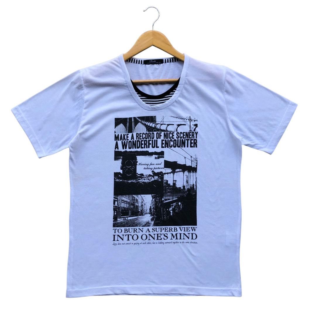 Tornado Mart 2000s japanese DEVALTE punk poem tshirt Size US L / EU 52-54 / 3 - 1 Thumbnail