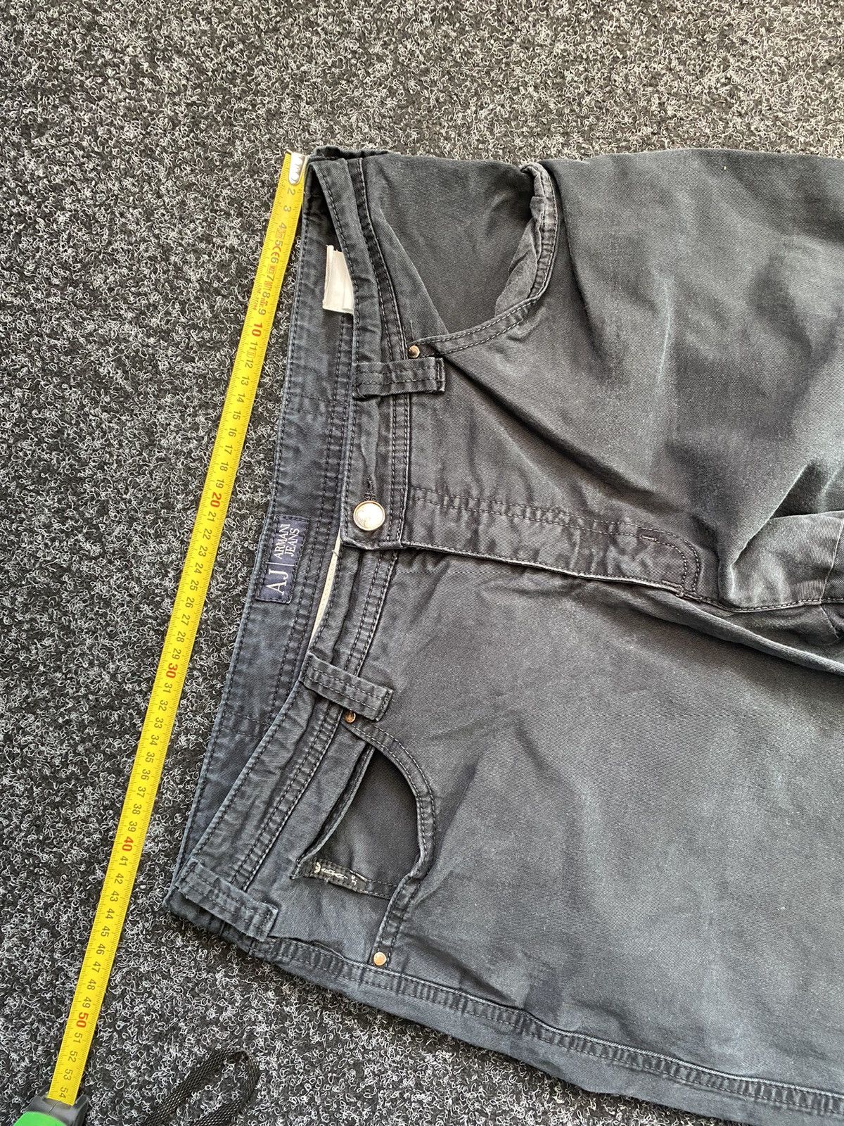 Designer × Giorgio Armani × Vintage 🔥Armani Jeans Baggy Relaxed Mens Jeans Avant Garde vntg Size US 34 / EU 50 - 9 Thumbnail