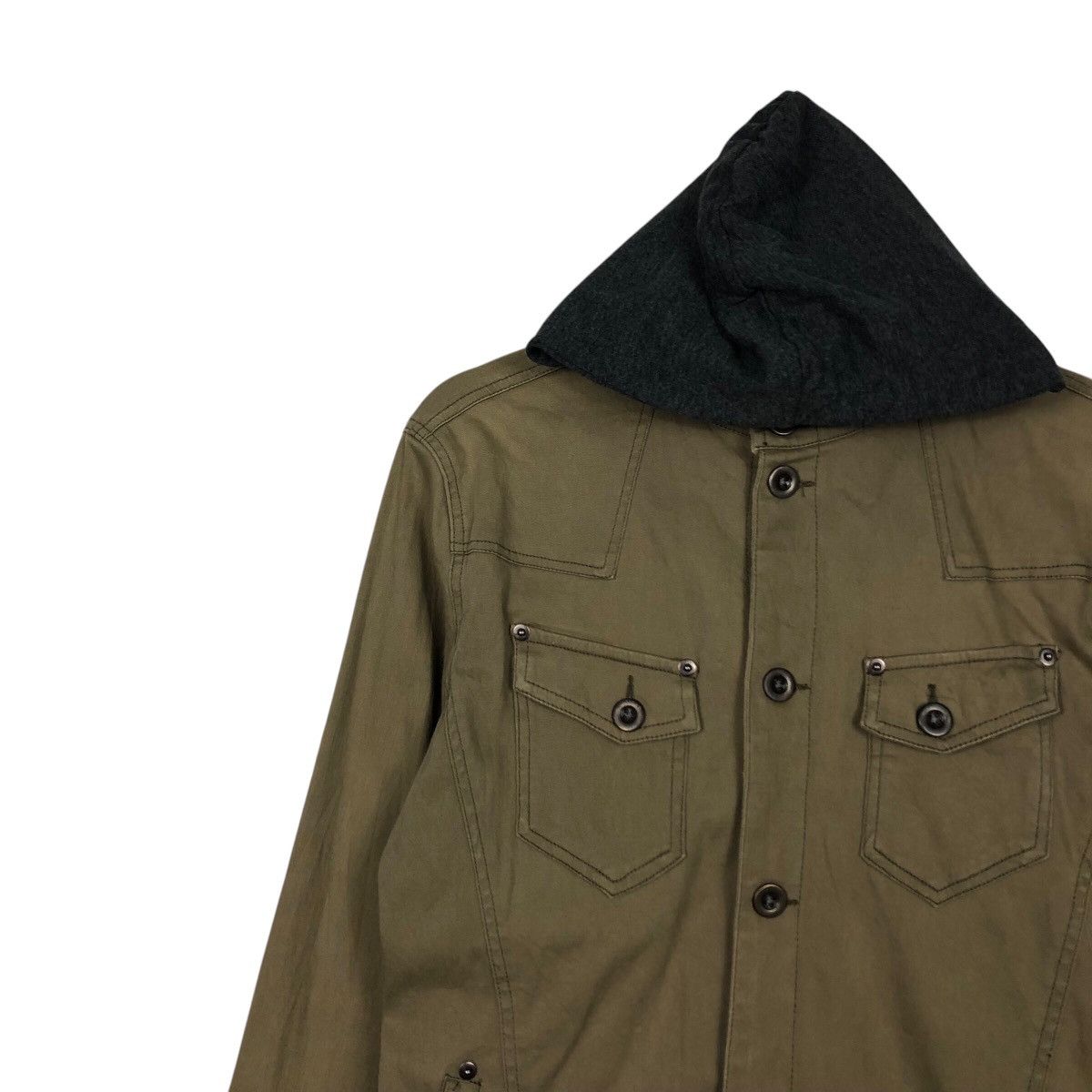 Hysteric Glamour 📌Vintage Biker Jacket Military In The Attic Cargo Pocket Size US L / EU 52-54 / 3 - 8 Thumbnail