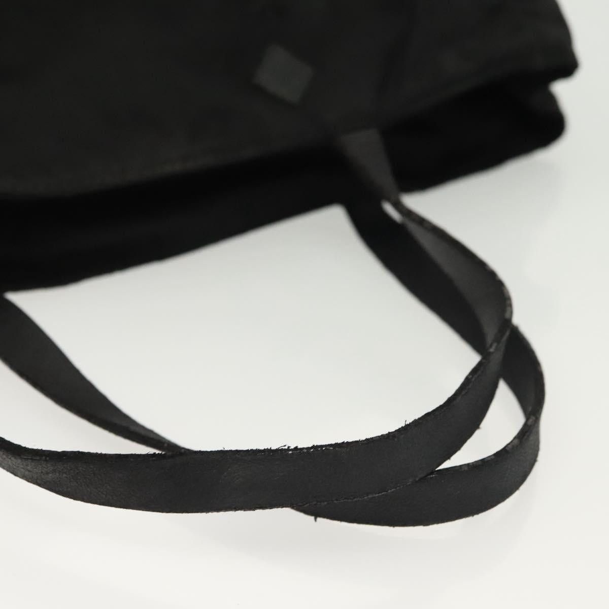 Prada PRADA Hand Bag Nylon Black Silver Size ONE SIZE - 7 Thumbnail