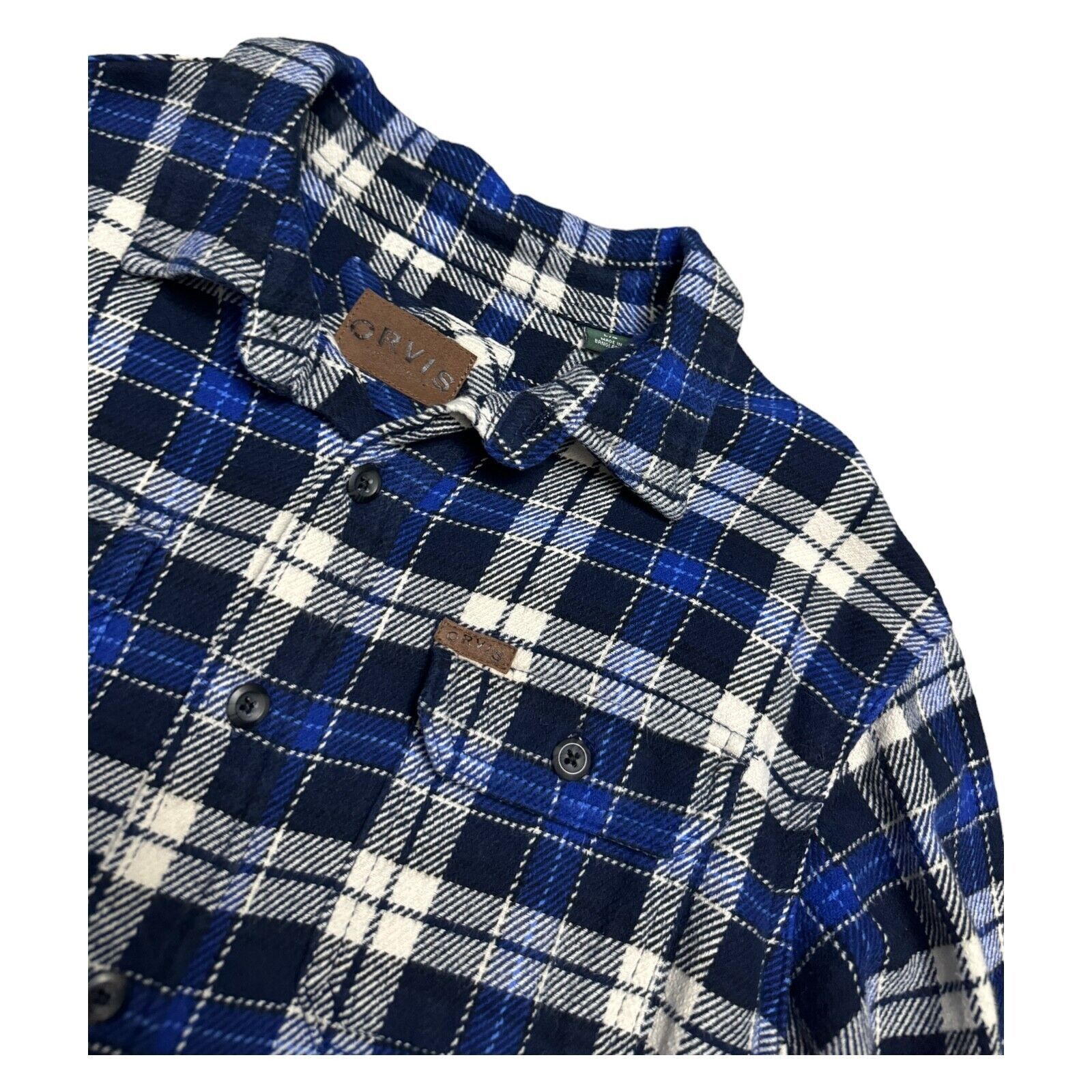 Orvis ORVIS Vintage Y2K Plaid Outdoor Spring Winter Shirt Shacket Size US L / EU 52-54 / 3 - 2 Thumbnail