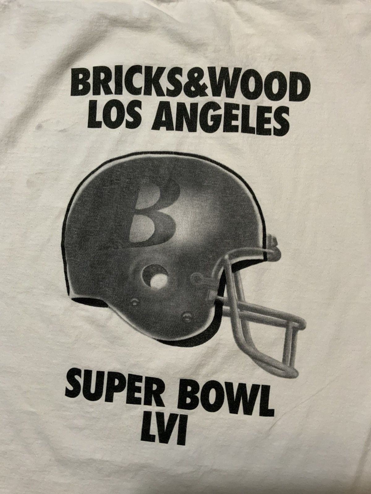 Other Bricks & Wood Los Angeles Super Bowl LVI Football T-Shirt Size US XXL / EU 58 / 5 - 12 Thumbnail