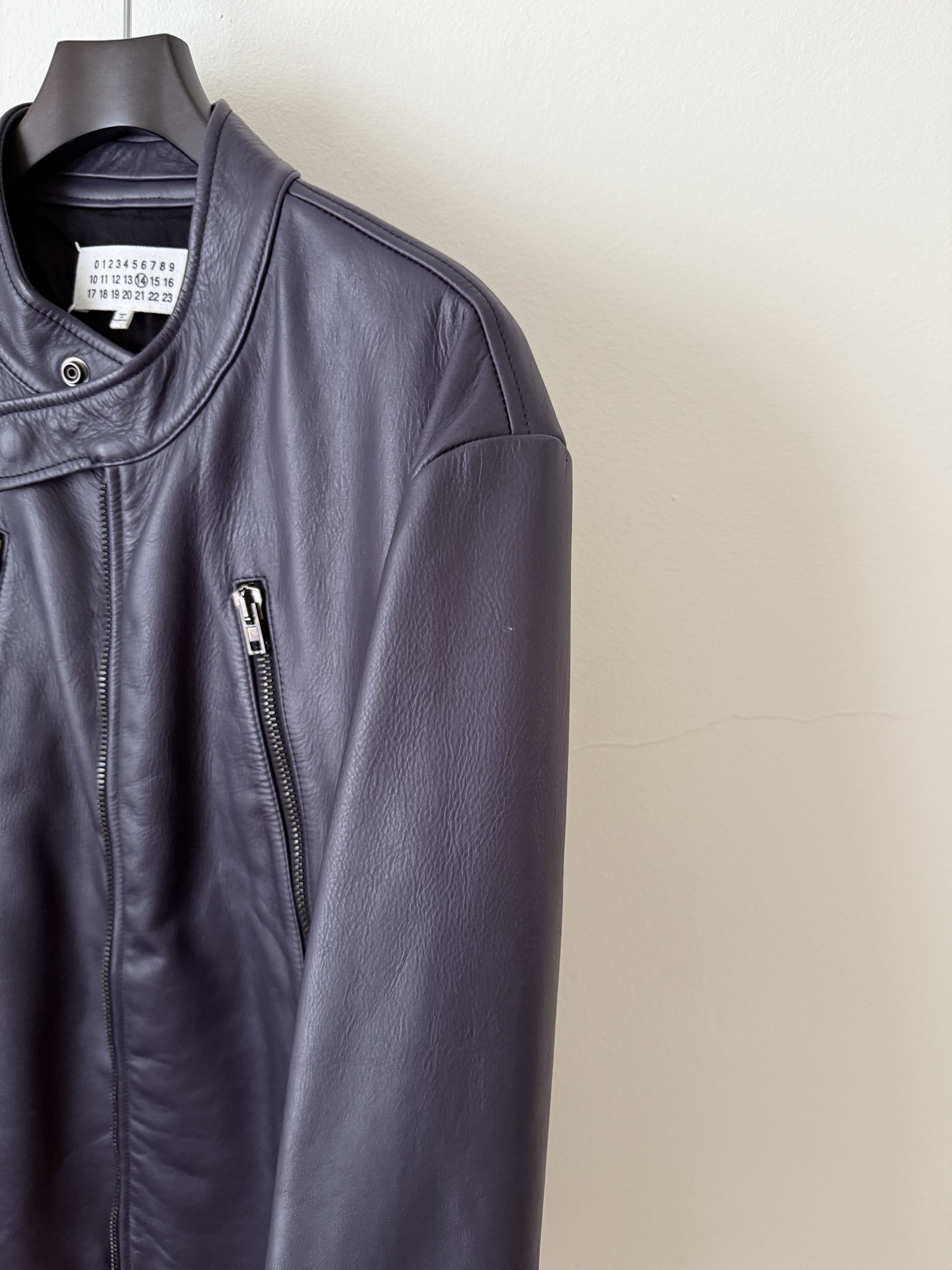 Maison Margiela 2013 5 Zip Leather Moto Jacket Size US L / EU 52-54 / 3 - 8 Thumbnail