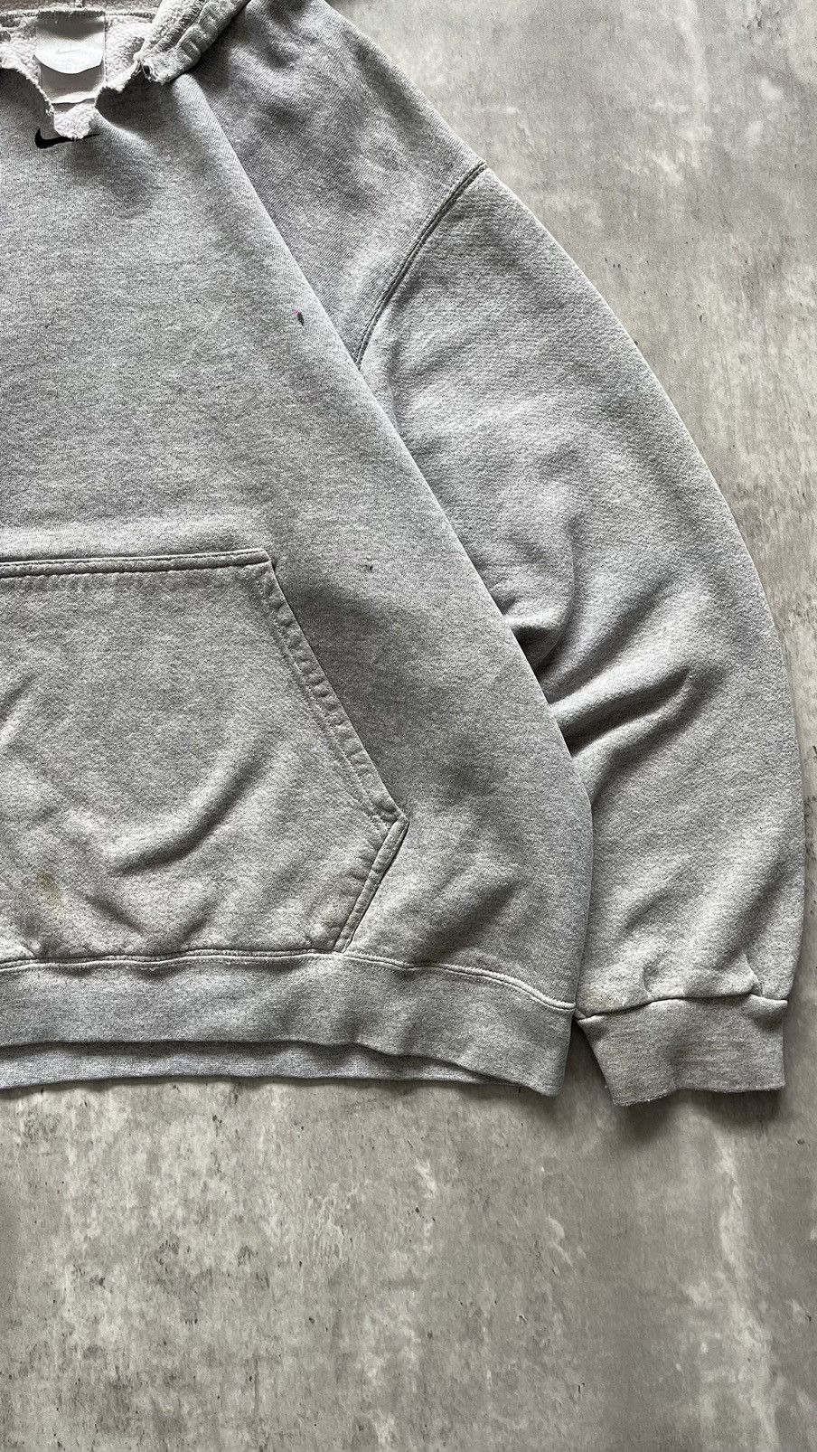 Nike × Vintage VINTAGE 2000S NIKE CENTER SWOOSH HOODIE Size US L / EU 52-54 / 3 - 3 Thumbnail