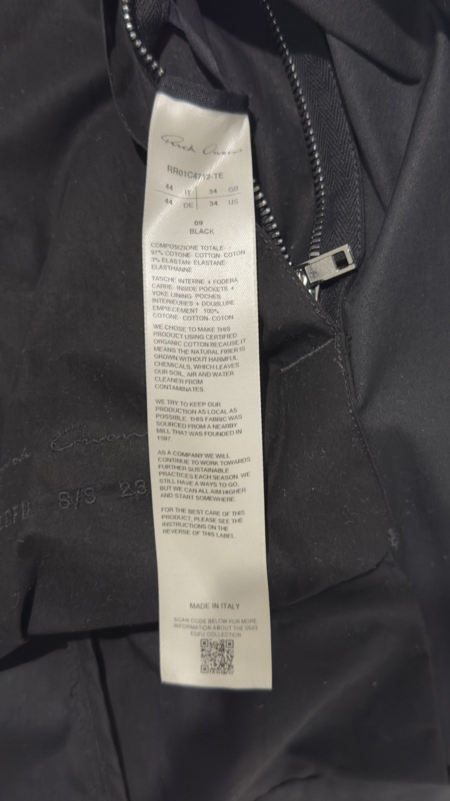 Rick Owens Rick Owens Black Shirt Size US S / EU 44-46 / 1 - 3 Thumbnail