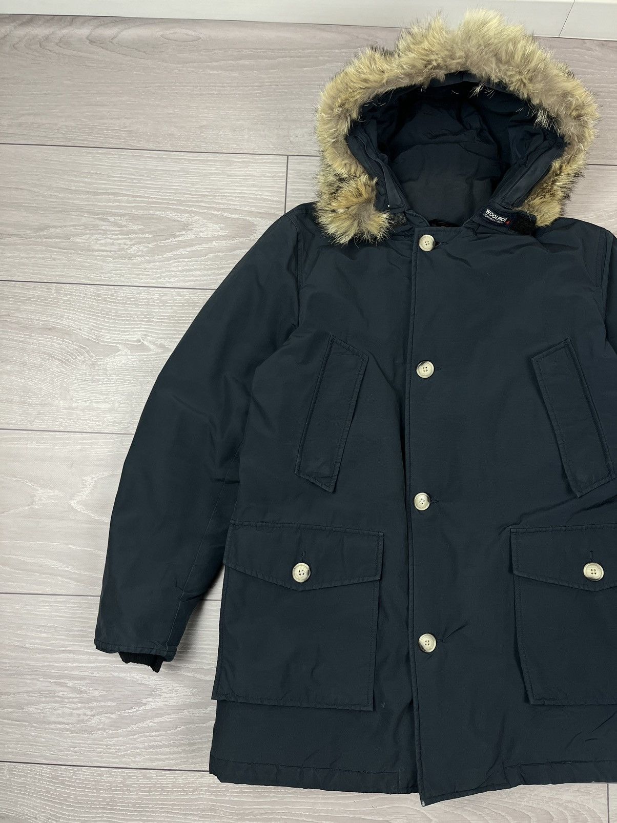 Woolrich Woolen Mills Woolrich Arctic Down Puffer Fur Fuzzy Parka Jacket Size US L / EU 52-54 / 3 - 5 Thumbnail
