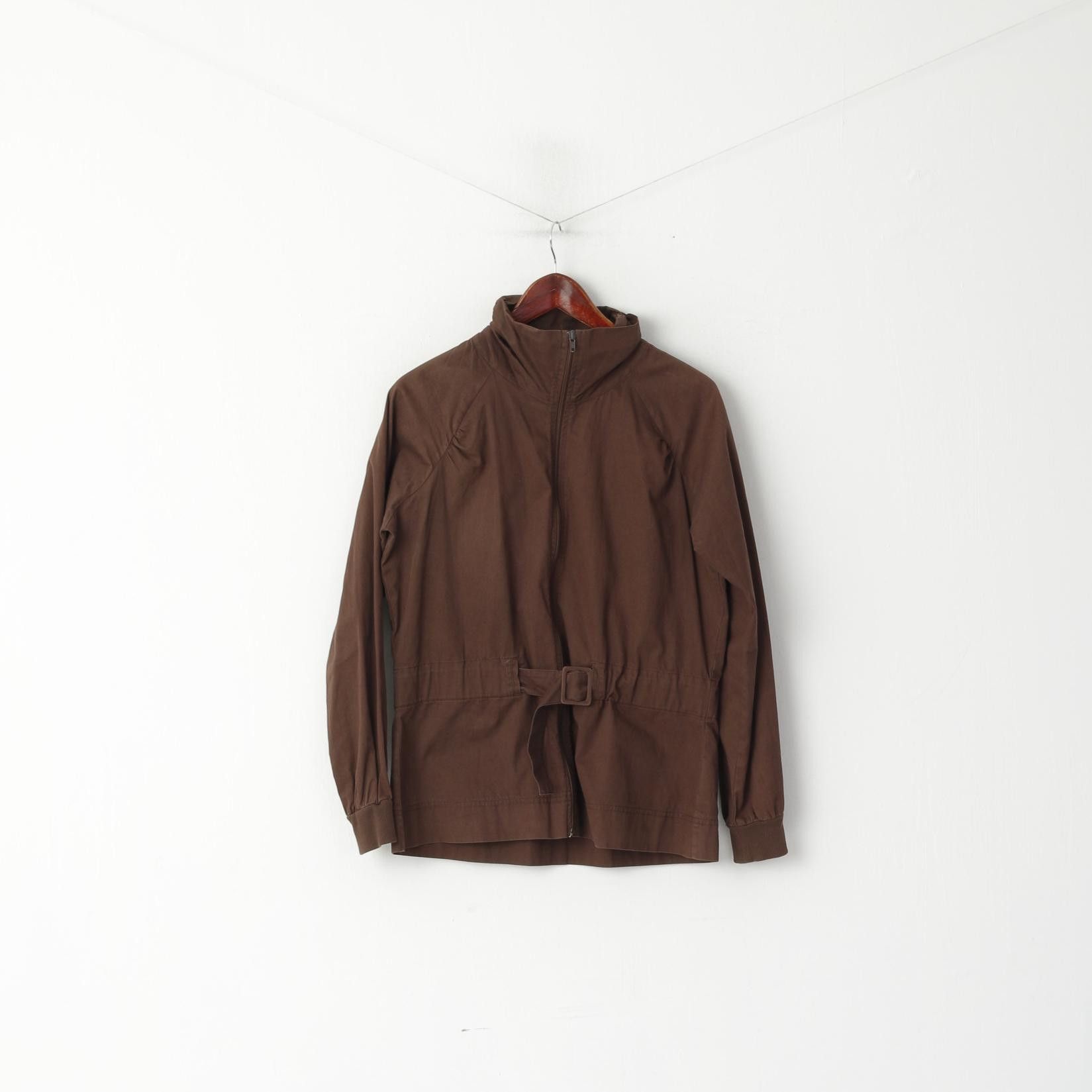 Reebok Reebok Classic Women 16 XL Jacket Brown Cotton 5687 Size XL / US 12-14 / IT 48-50 - 2 Thumbnail
