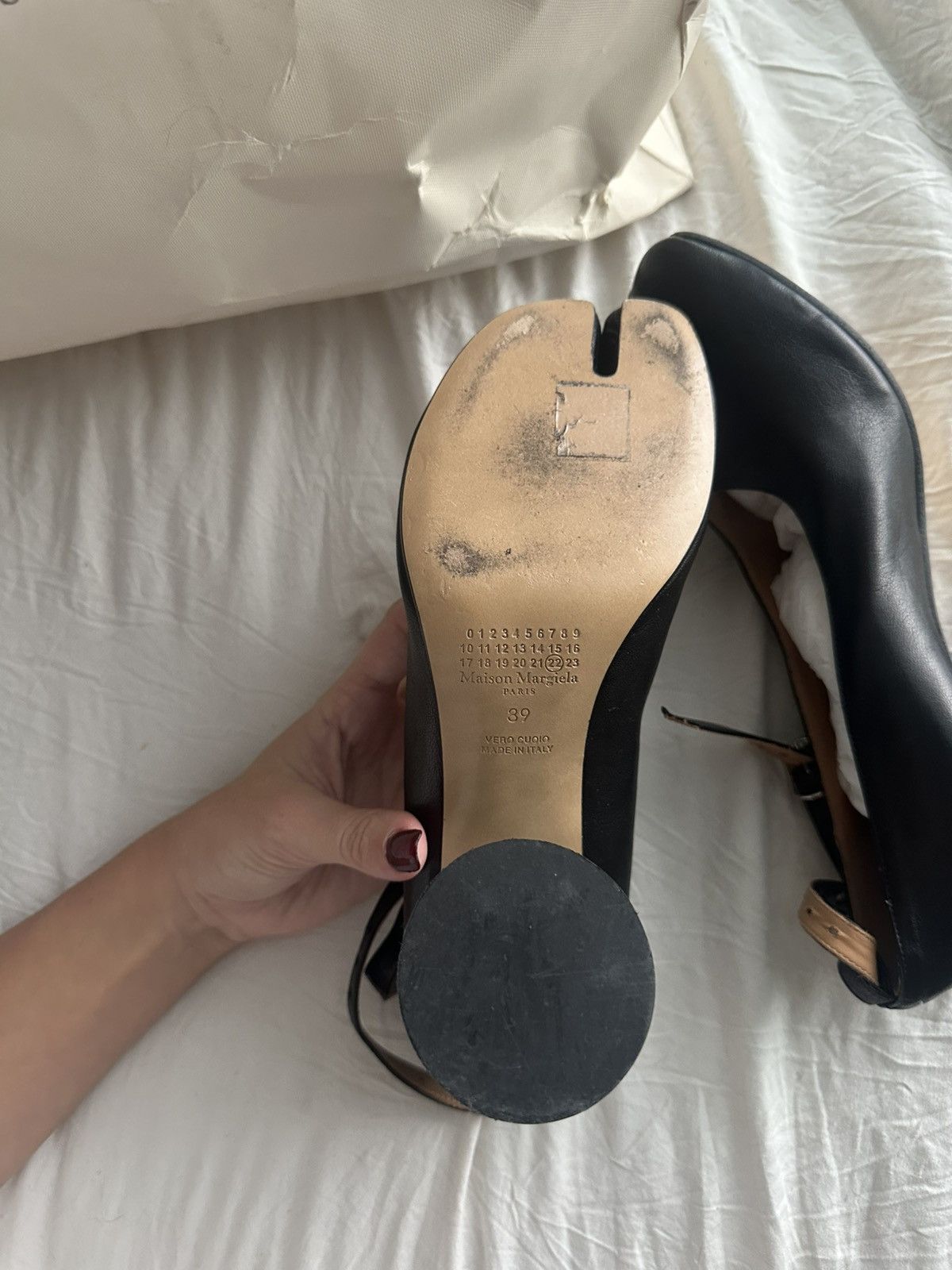 Maison Margiela Maison Margiela Tabi Mary Jane Heels — Size 39 (US 9) Size US 9 / IT 39 - 4 Thumbnail