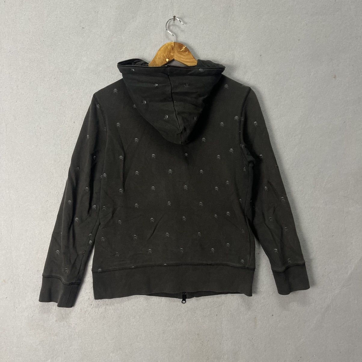 Beams Japan 2000s Beams All-Over Pattern Zip Hoodie Size US S / EU 44-46 / 1 - 6 Thumbnail