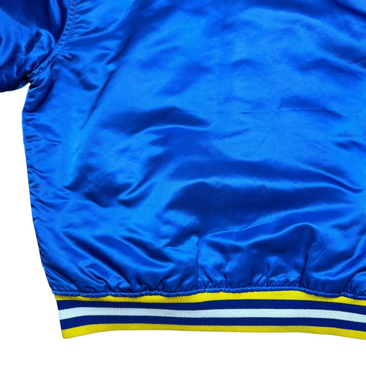 Starter 1980s NBA Golden State Warriors Starter Satin Bomber Jacket Size US L / EU 52-54 / 3 - 18 Thumbnail