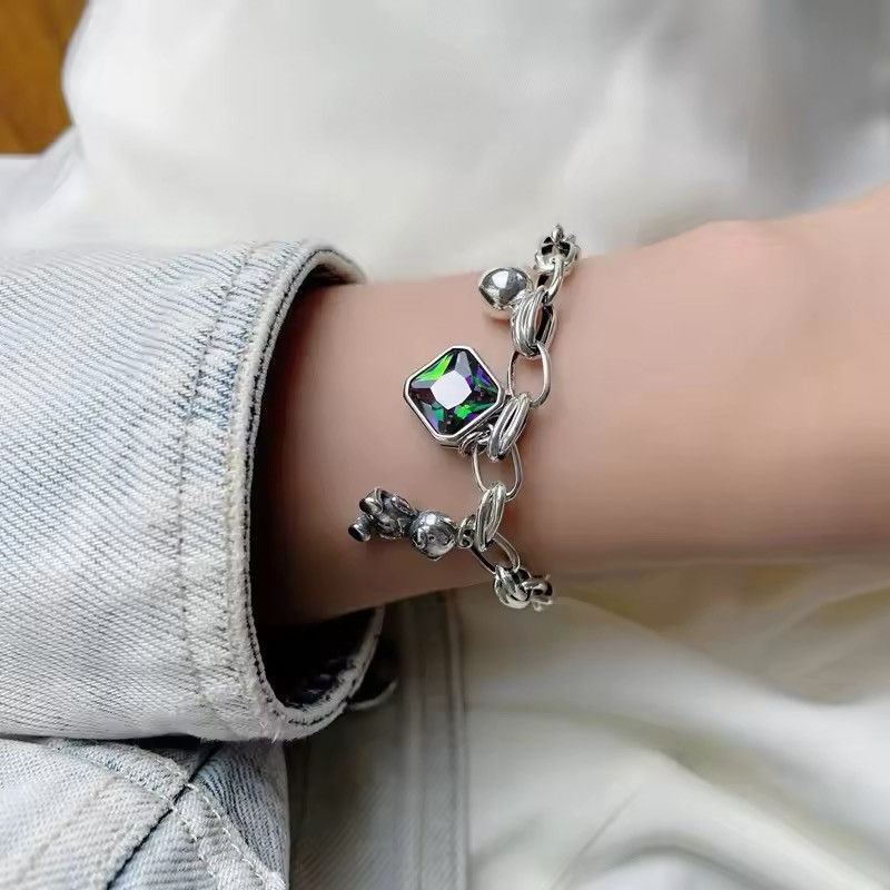 Jewelry Lovely Bear Animal Shiny CZ Zircon Star Bracelet Size ONE SIZE - 5 Thumbnail