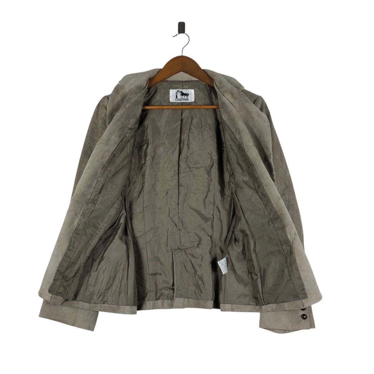 Longchamp LONGCHAMP Suede Blazer Jacket Size US L / EU 52-54 / 3 - 5 Thumbnail