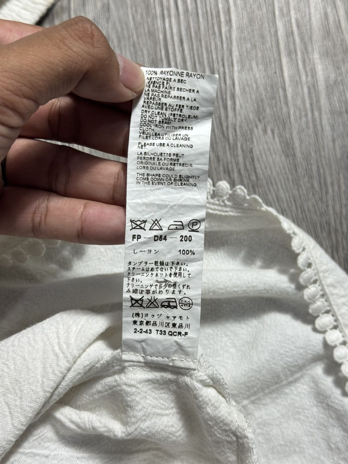 Yohji Yamamoto 💥SALE💥Yohji Yamamoto Blouse White Top Size XL / US 12-14 / IT 48-50 - 4 Thumbnail