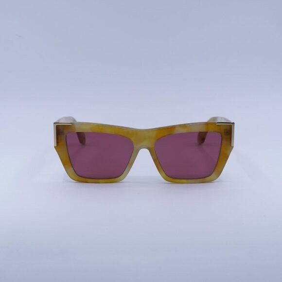 Palm Angels Palm Angels PERI099 HOLLYWOOD 1925 Sunglasses Havana Cat Eye Size ONE SIZE - 3 Thumbnail