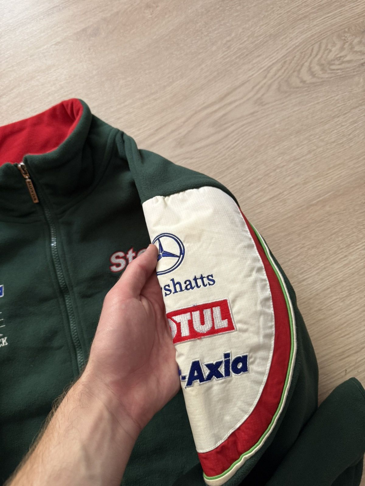 NASCAR Vintage Honda Nascar Racing y2k Fleece Full Zip Jacket Size US L / EU 52-54 / 3 - 7 Thumbnail