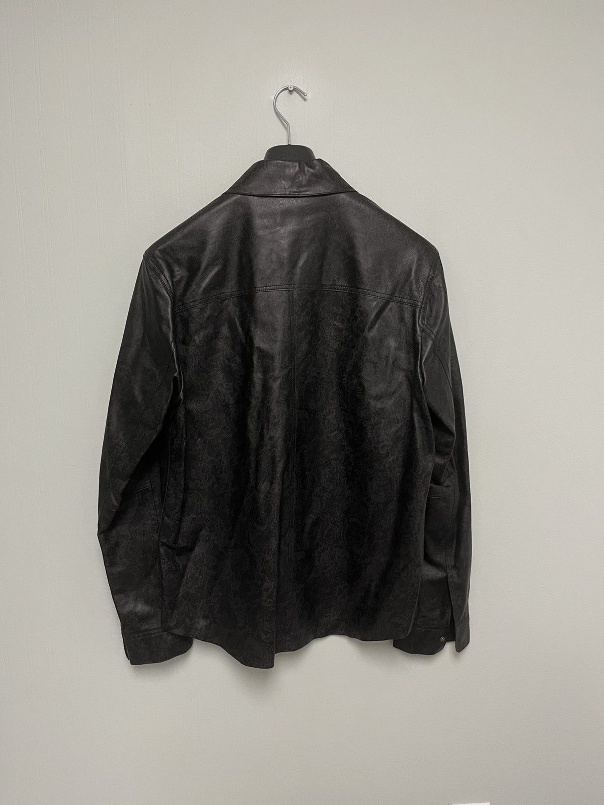 John Varvatos Travis leather shirt jacket EU 52 USA 42 Size US L / EU 52-54 / 3 - 14 Thumbnail