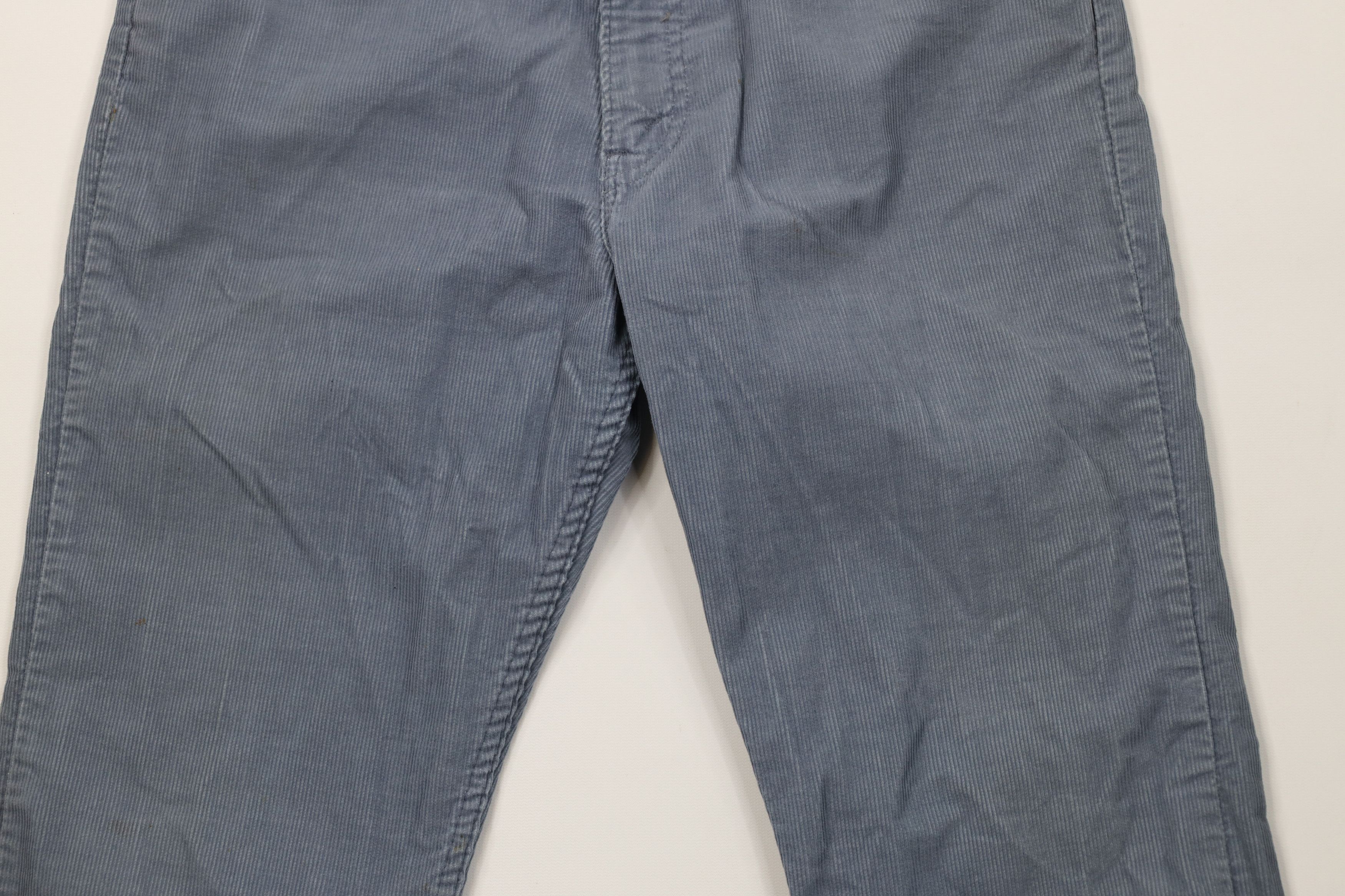 Levi's Vintage 70s Levis 501 Original Fit Corduroy Pants Blue USA Size US 34 / EU 50 - 3 Thumbnail
