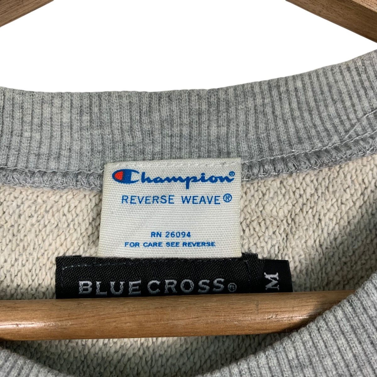 Champion CHAMPION BLUE CROSS Big Logo Crewneck Sweatshirt #2949-C133 Size US M / EU 48-50 / 2 - 9 Thumbnail
