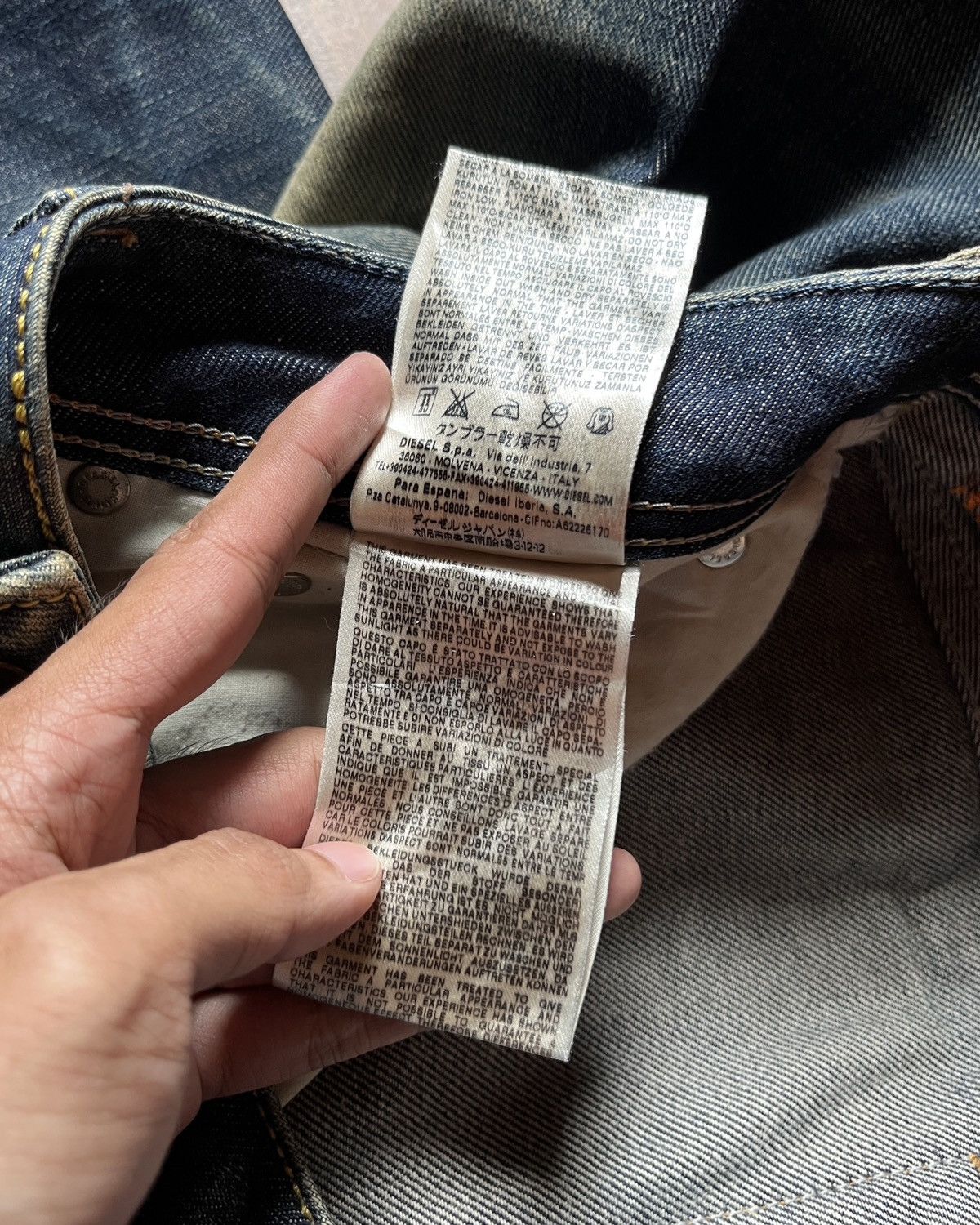 Diesel Diesel Industry Zatiny Mudwash Indigo Bootcut Jeans Size US 29 - 14 Thumbnail