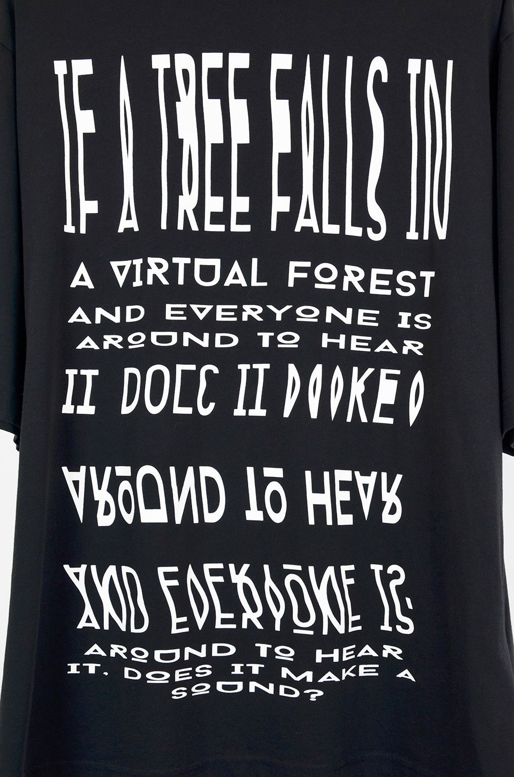 Y-3 × Yohji Yamamoto Y-3 Printed Black Oversized T-Shirt - S Size US S / EU 44-46 / 1 - 4 Thumbnail