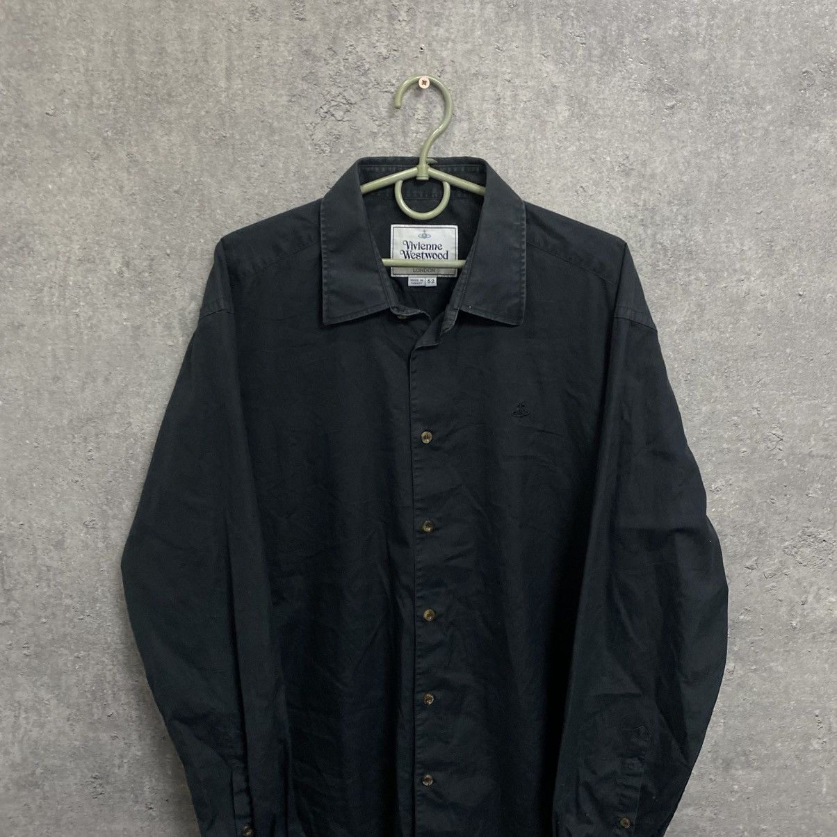 Vivienne Westwood Vivienne Westwood Shirt Orb Embroidered Logo Button Up Size US L / EU 52-54 / 3 - 4 Thumbnail