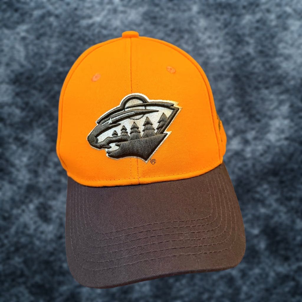 Vintage Melonwear Minnesota Wild Baseball Cap Mens One Size Orange Pheasants Forever Hat Size ONE SIZE - 1 Thumbnail