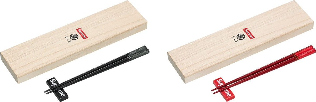 Supreme SUPREME FW23 Chopstick Set Red OR Black Box Logo BRAND NEW Size ONE SIZE - 13 Thumbnail