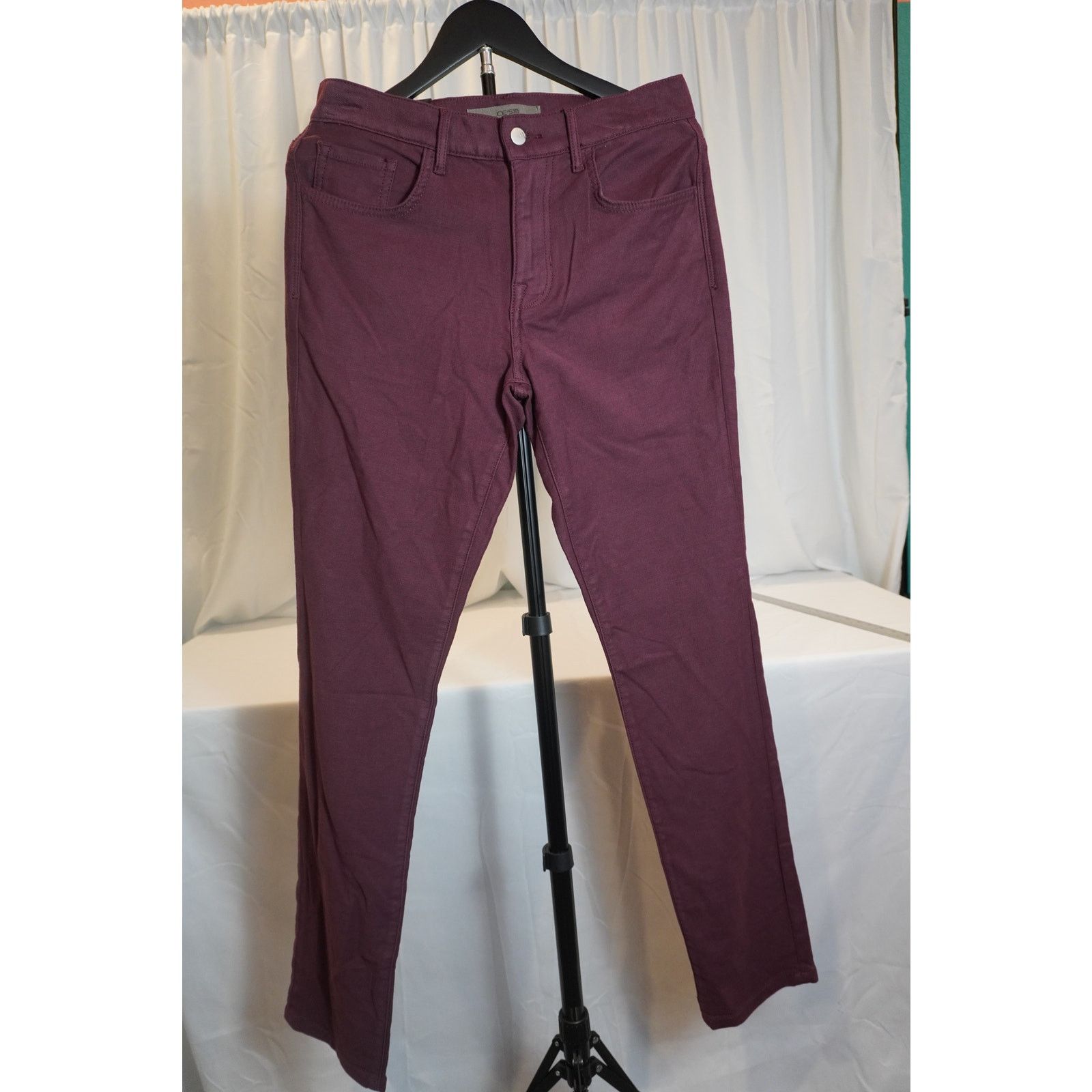 Joe's Joe’s Jeans “The Asher” Slim Fit Pants Burgundy Airsoft NWT Size US 30 / EU 46 - 1 Thumbnail