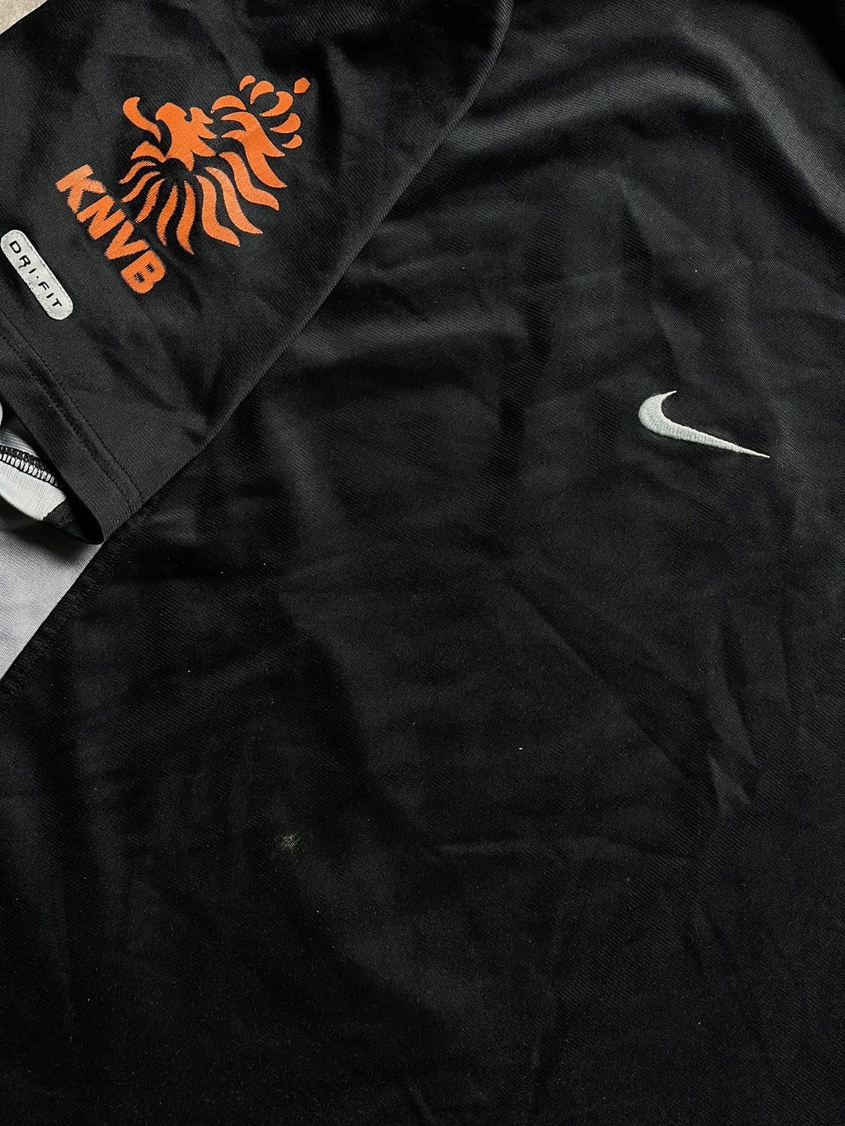 Nike × Vintage 90’s Nike KNVB Holland black vintage soccer jersey Size US XXL / EU 58 / 5 - 3 Thumbnail