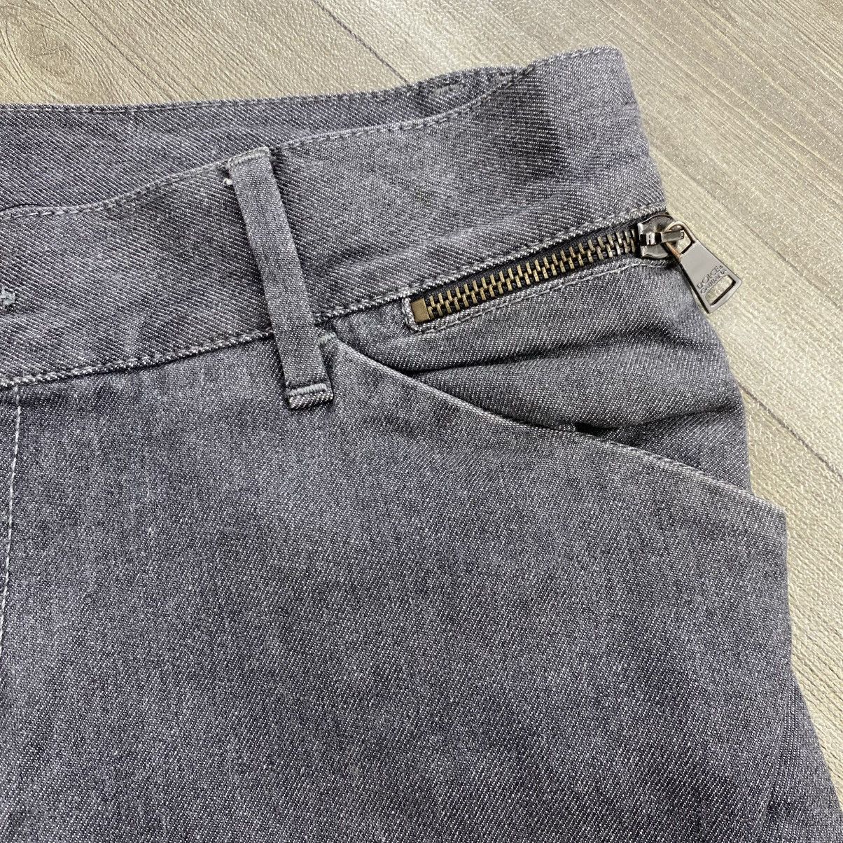 Dolce & Gabbana Vintage Dolce & Gabbana Corduroy Grey Straight Pants Luxury Size US 33 - 12 Thumbnail