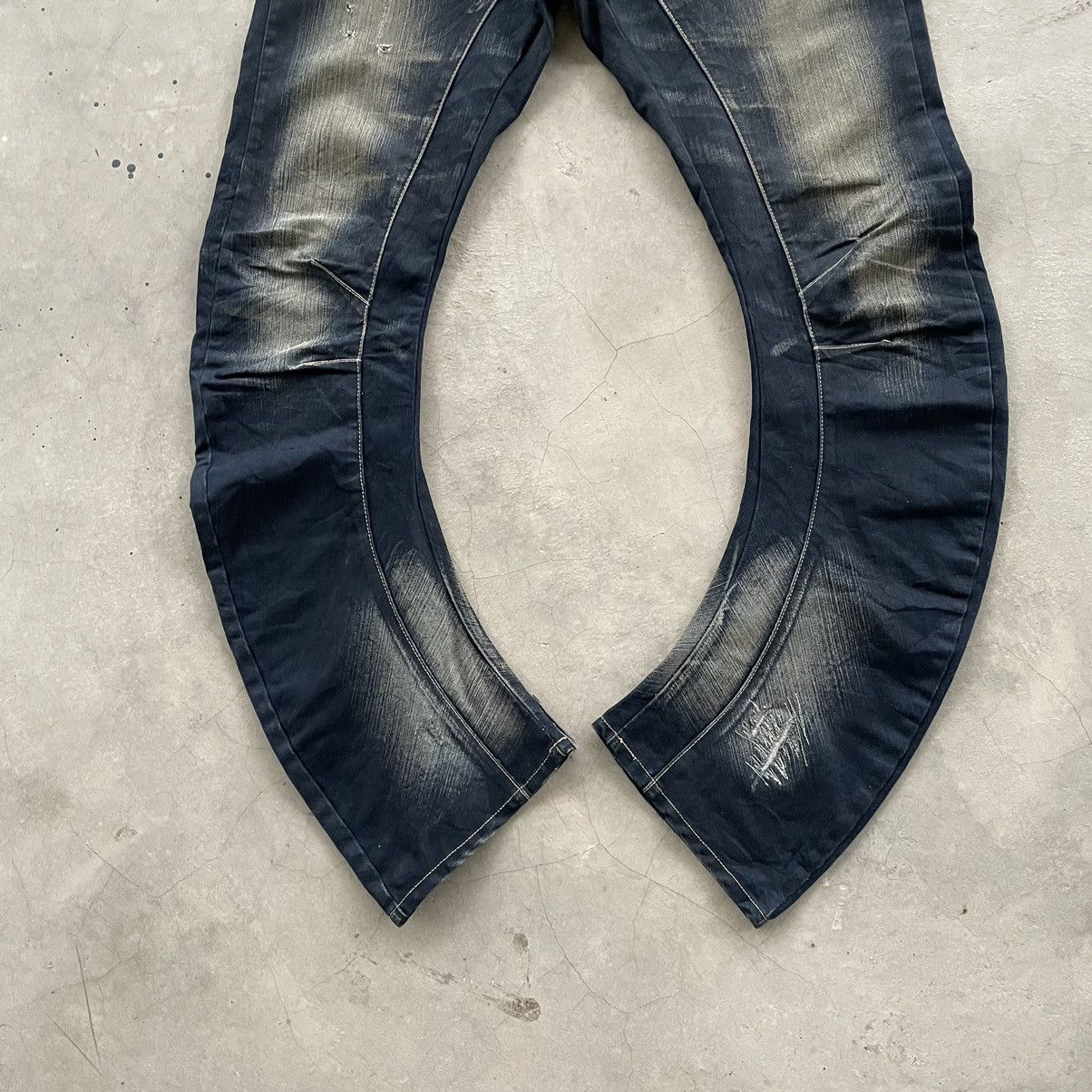 PPFM Vintage PPFM Bondage J Curve Cut Punk LGB Style Denim Size US 31 - 5 Thumbnail