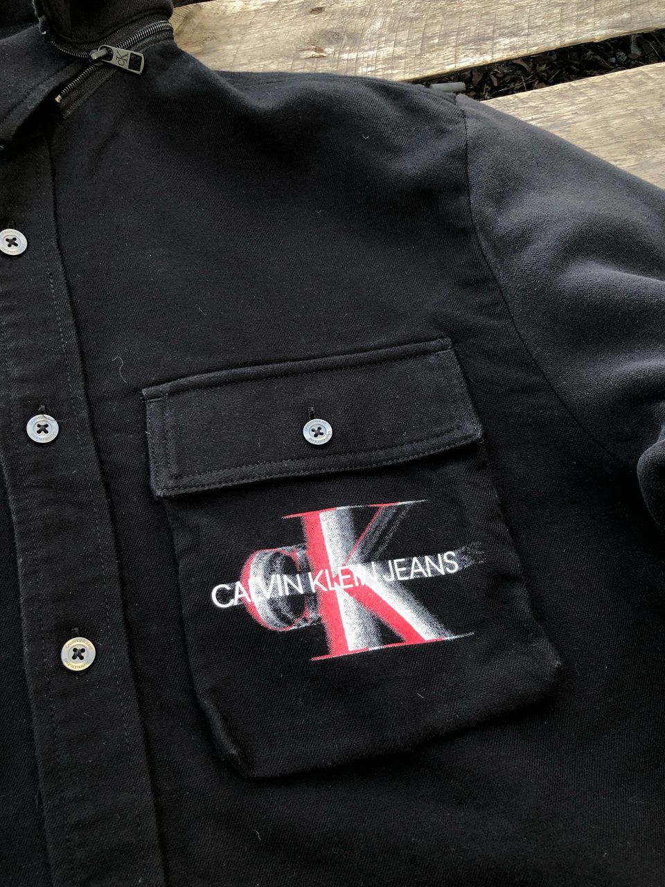 Calvin Klein Calvin Klein Button Ups Hoodie Size US M / EU 48-50 / 2 - 6 Thumbnail