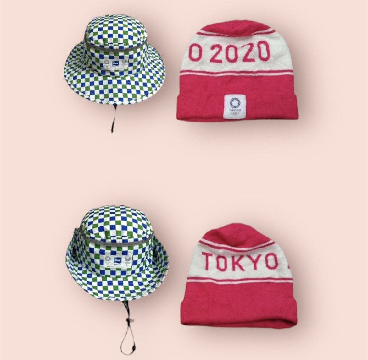 Japanese Brand BUNDLE 2 PIECES OF TOKYO 2020 OLYMPIC GAMES HATS Size ONE SIZE - 1 Thumbnail