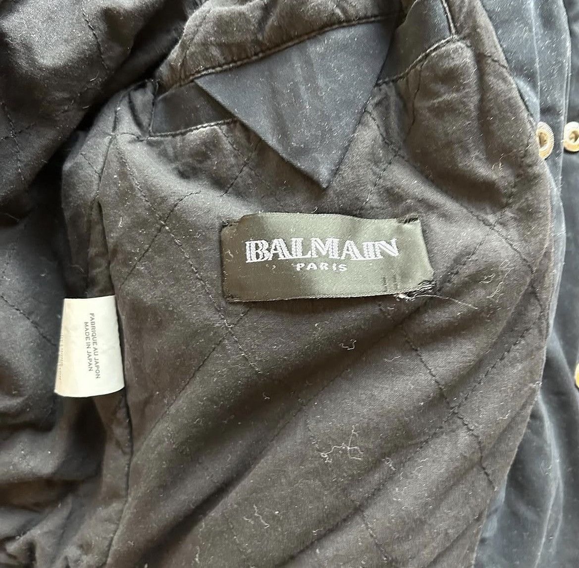 Balmain Balmain fur hood biker jacket Size US L / EU 52-54 / 3 - 6 Thumbnail