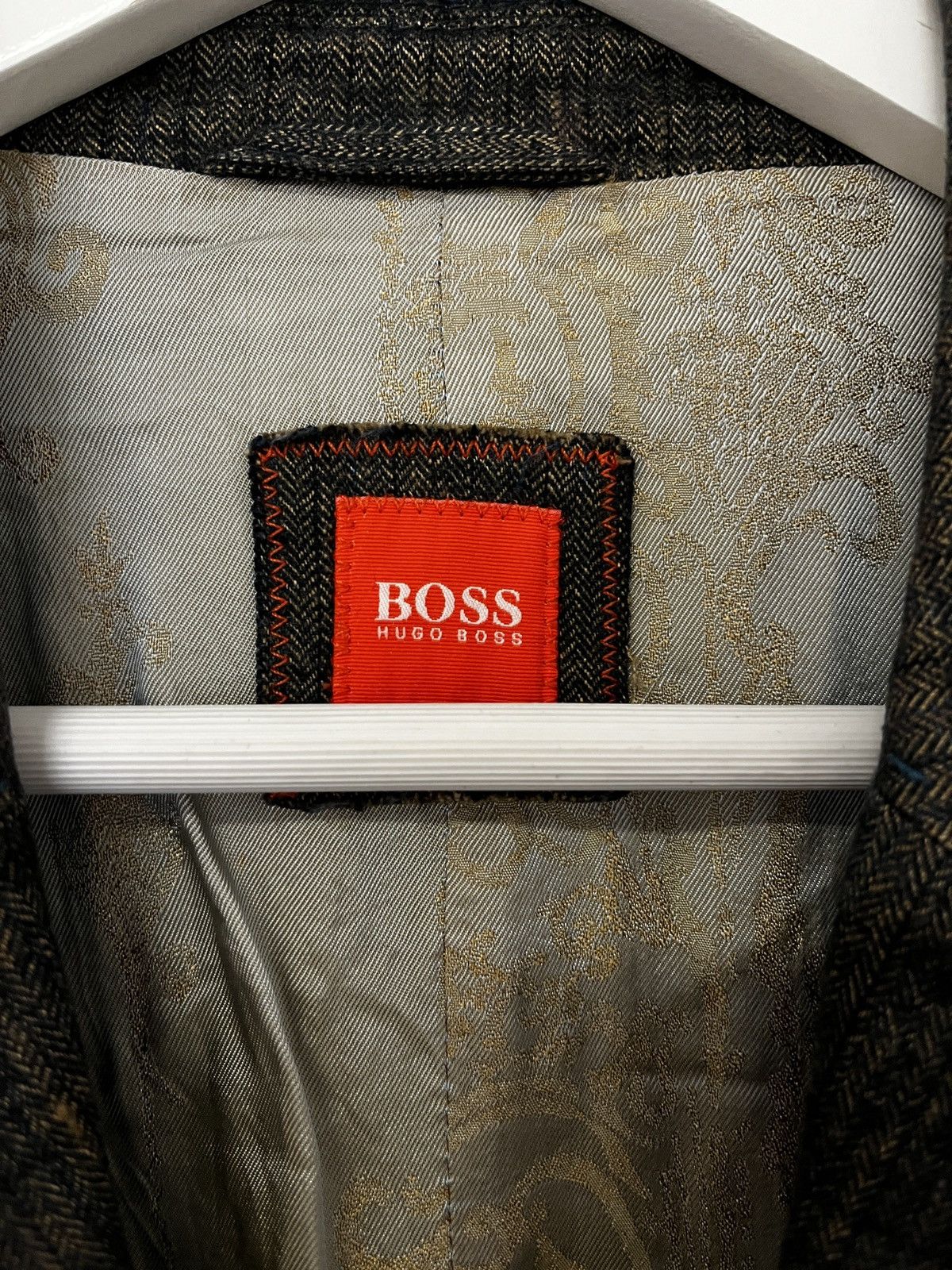 Hugo Boss Hugo Boss Deconstructed vintage handcrafted blazer Size 46S - 8 Thumbnail