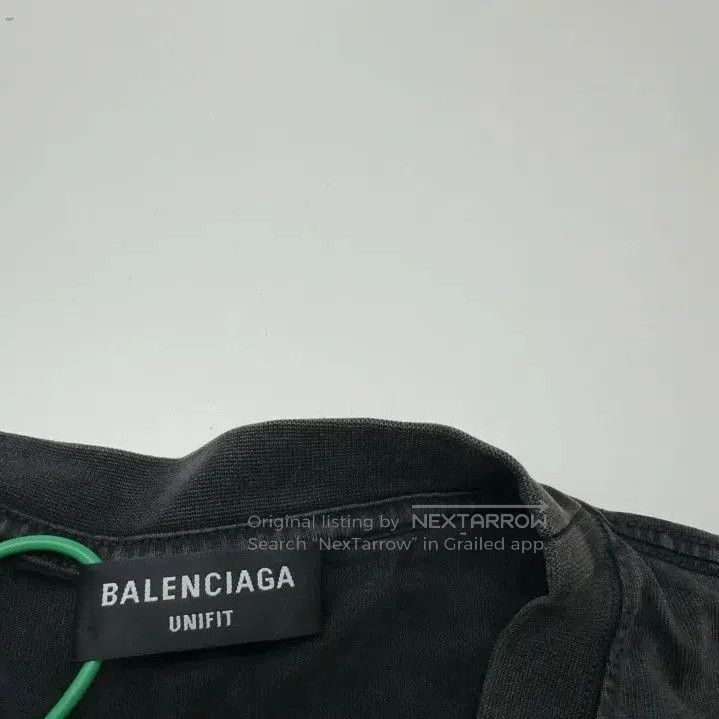 Balenciaga Balenciaga Black Logo Print Short Sleeve T. Size US M / EU 48-50 / 2 - 2 Thumbnail