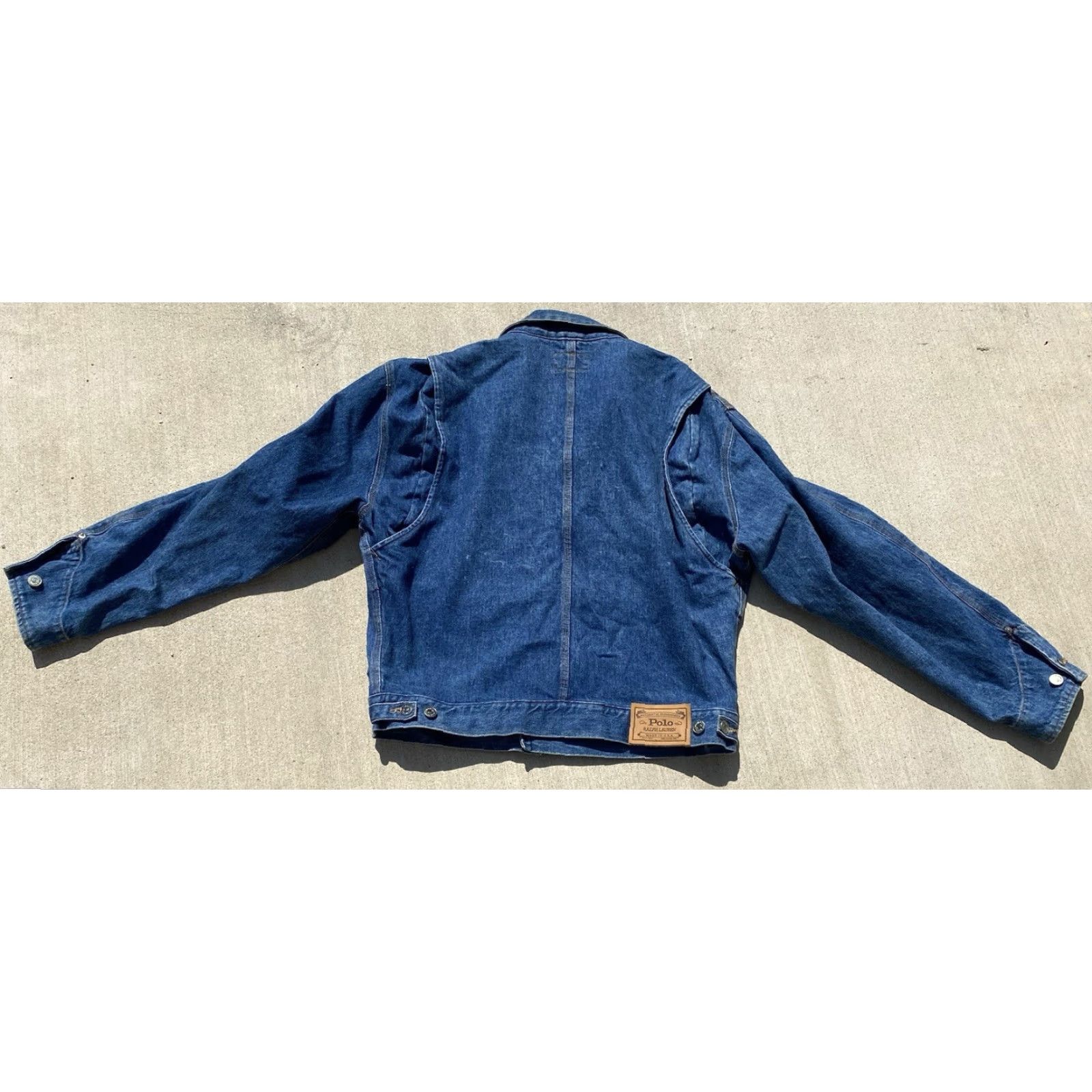 Polo Ralph Lauren VINTAGE Polo Ralph Lauren Denim Jacket Shirt Mens Jacket M Blue 90s Western Outdoor Denim Jacket Polo Ralph Lauren Size US M / EU 48-50 / 2 - 7 Thumbnail