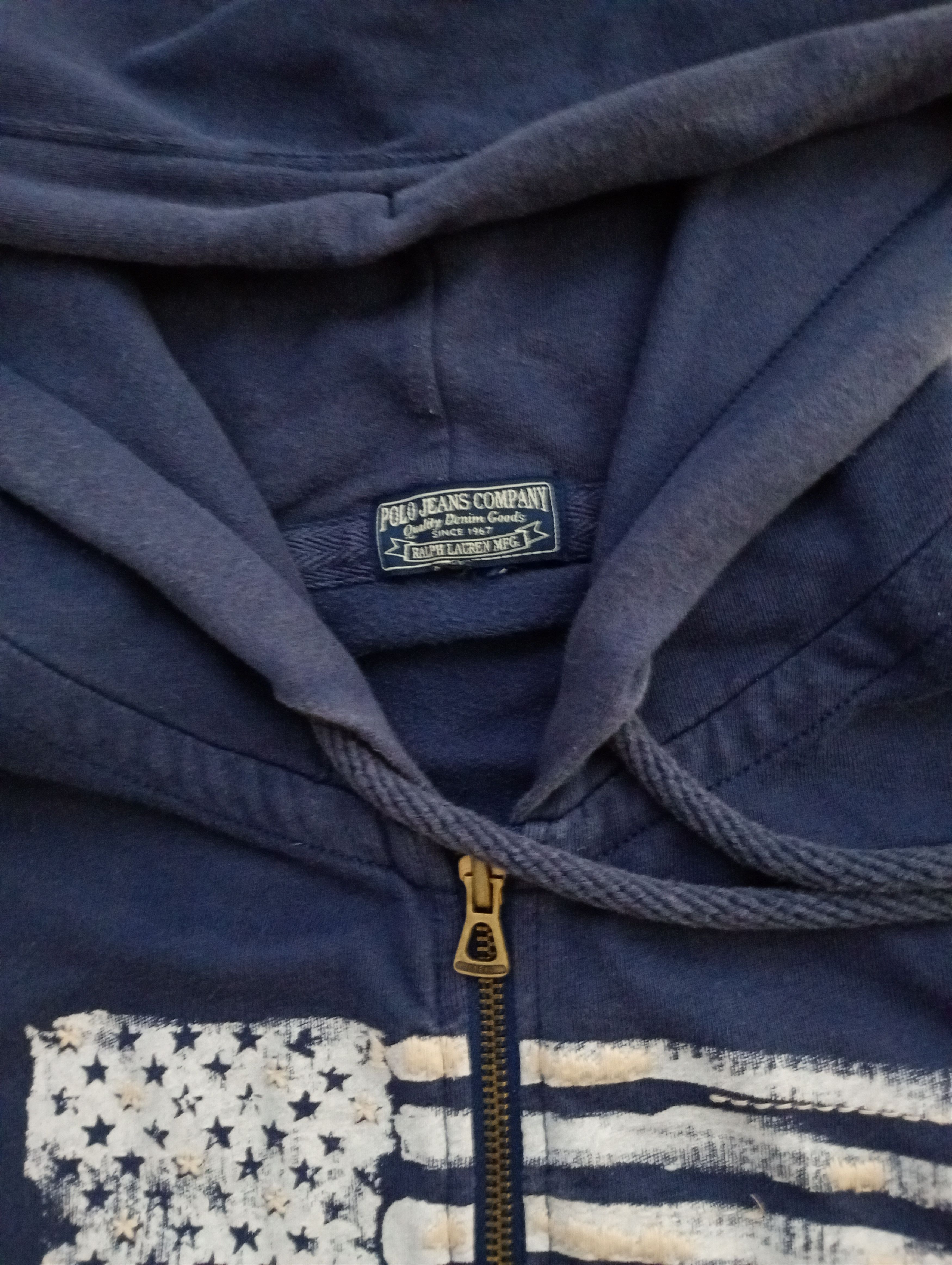 Ralph Lauren Ralph Lauren Polo Jeans USA Flag Hoodie Size US XL / EU 56 / 4 - 10 Thumbnail
