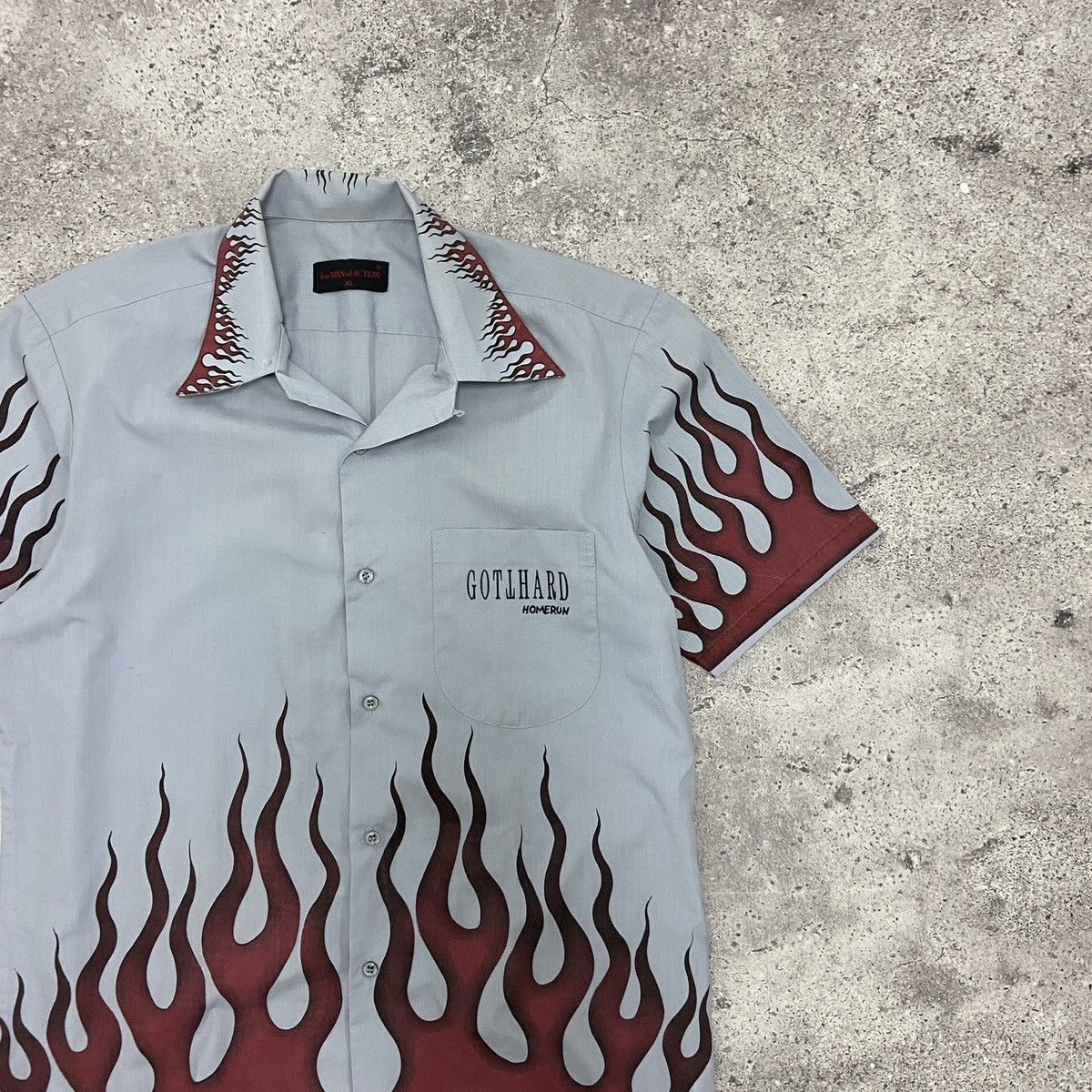 Band Tees Vintage 90s Gotthard Homerun rock band flame shirt rock y2k Size US XL / EU 56 / 4 - 2 Thumbnail