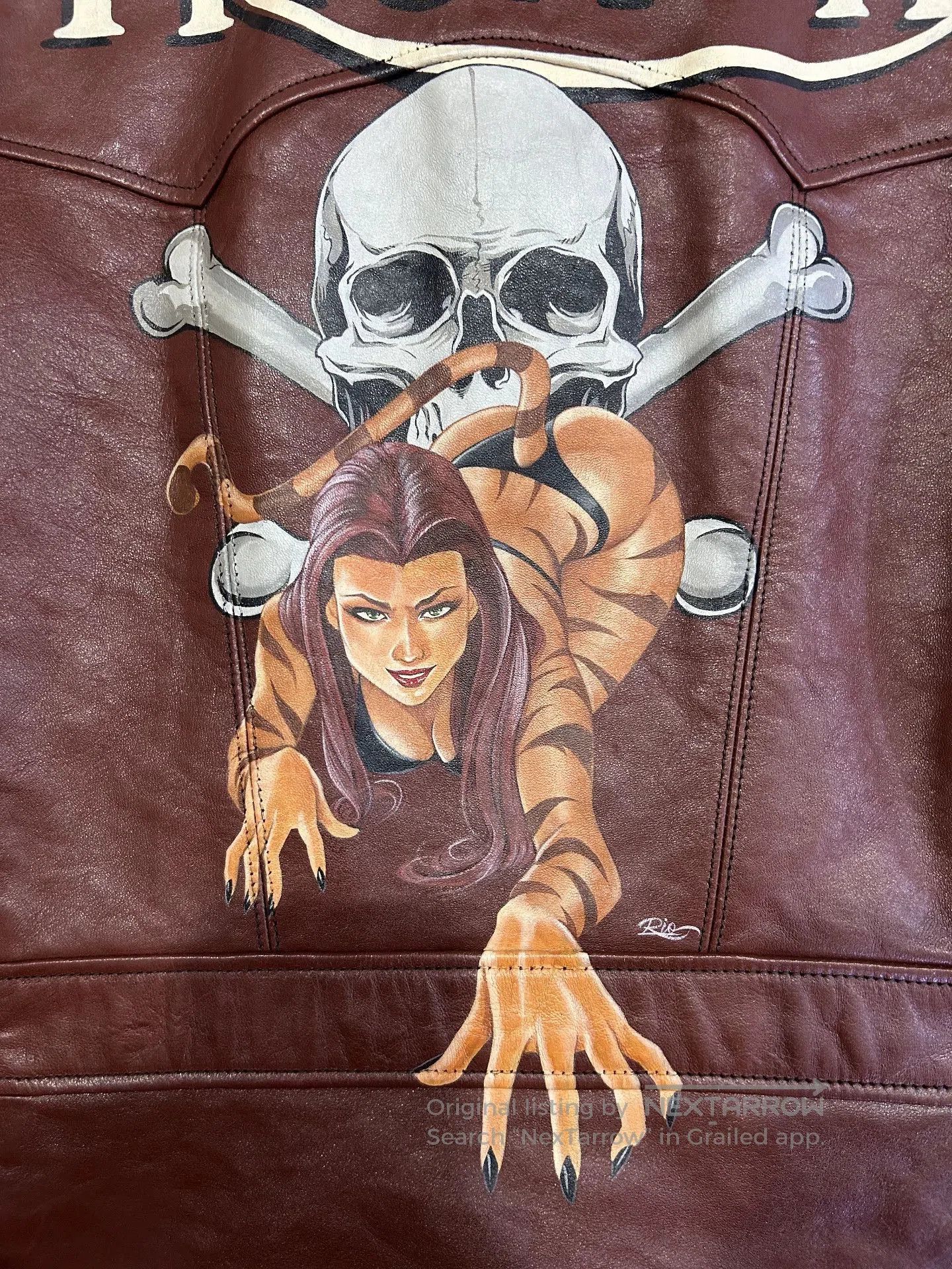 Rainbow Country rainbow country leather jacket with artwork. Size US S / EU 44-46 / 1 - 1 Thumbnail