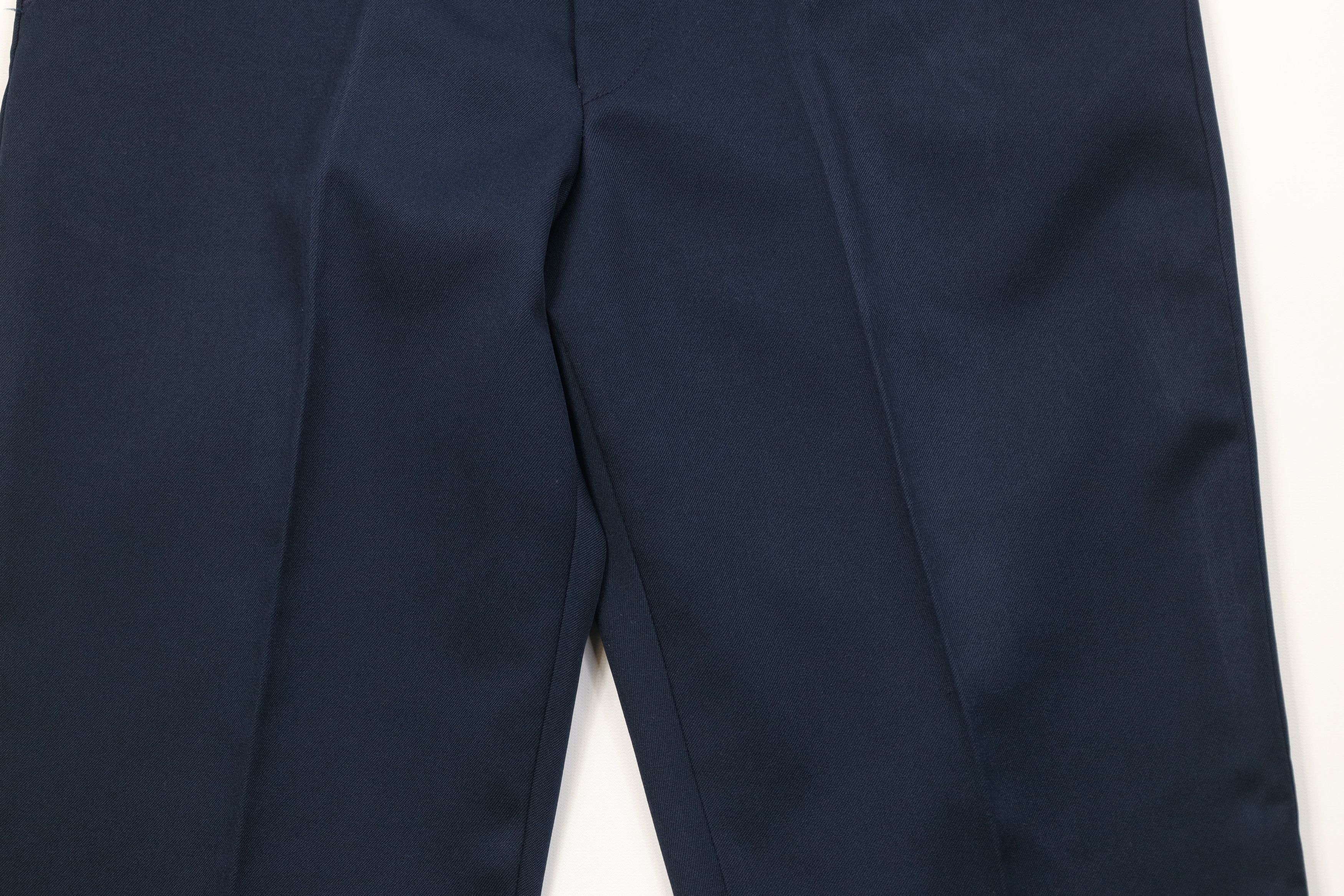 Vintage Vintage 70s Streetwear Flared Wide Leg Chino Pants Blue USA Size US 34 / EU 50 - 3 Thumbnail