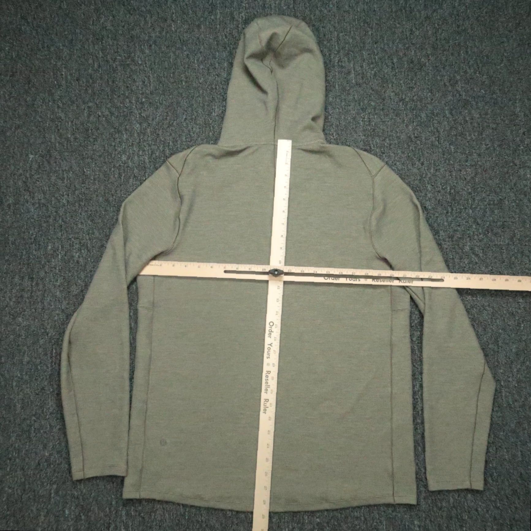 Lululemon Lululemon Hoodie Mens Medium Green Shift Stitch Pullover Long Sleeve Size US M / EU 48-50 / 2 - 4 Thumbnail