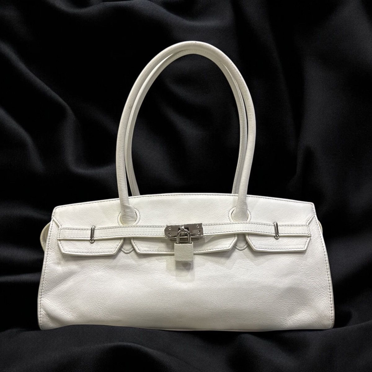 Japanese Brand HAMANO TOKYO BIRKIN STYLE LEATHER HANDBAG Size ONE SIZE - 1 Thumbnail