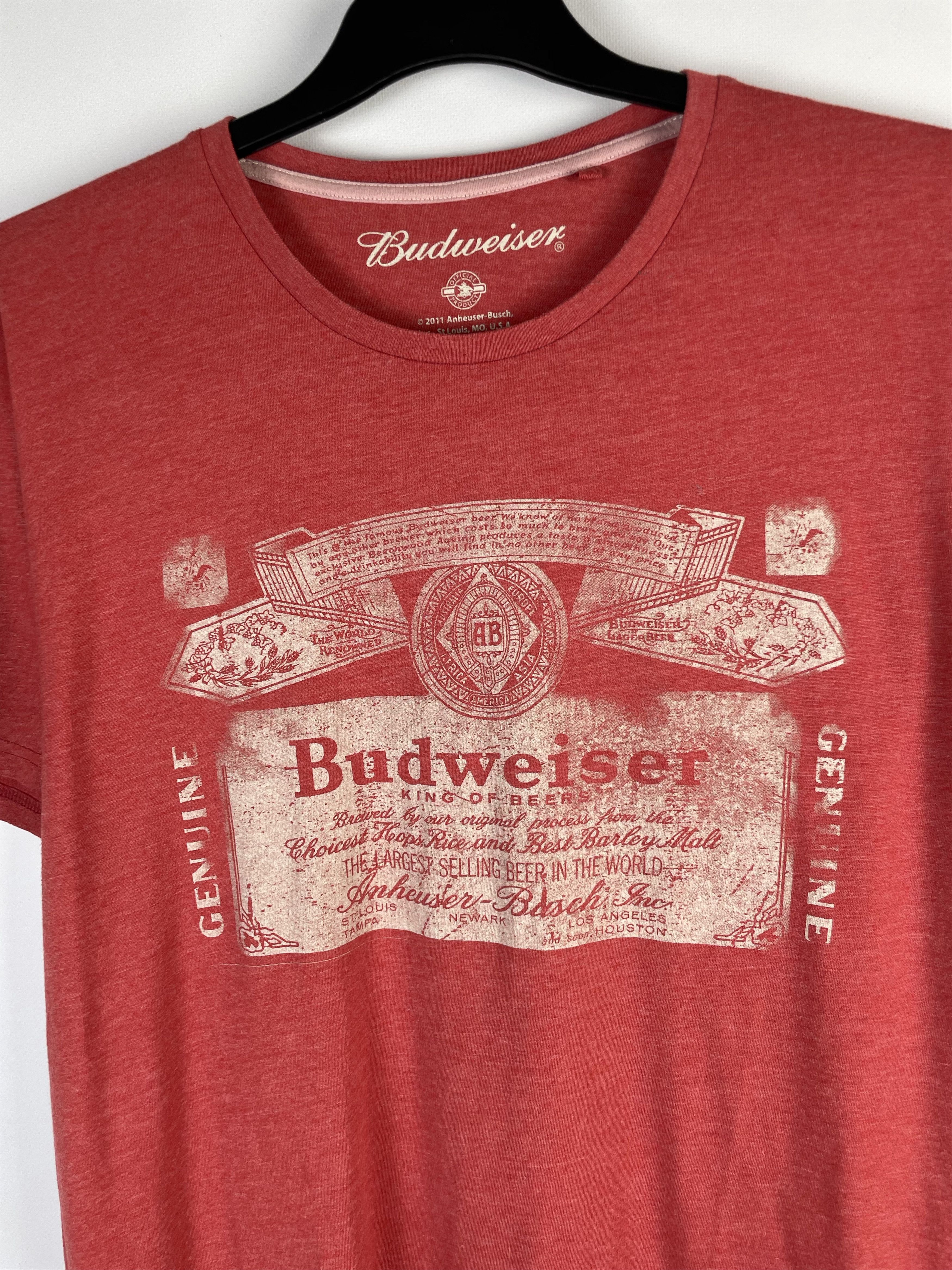 Budweiser Vintage Budweiser Tee Size US XL / EU 56 / 4 - 4 Thumbnail