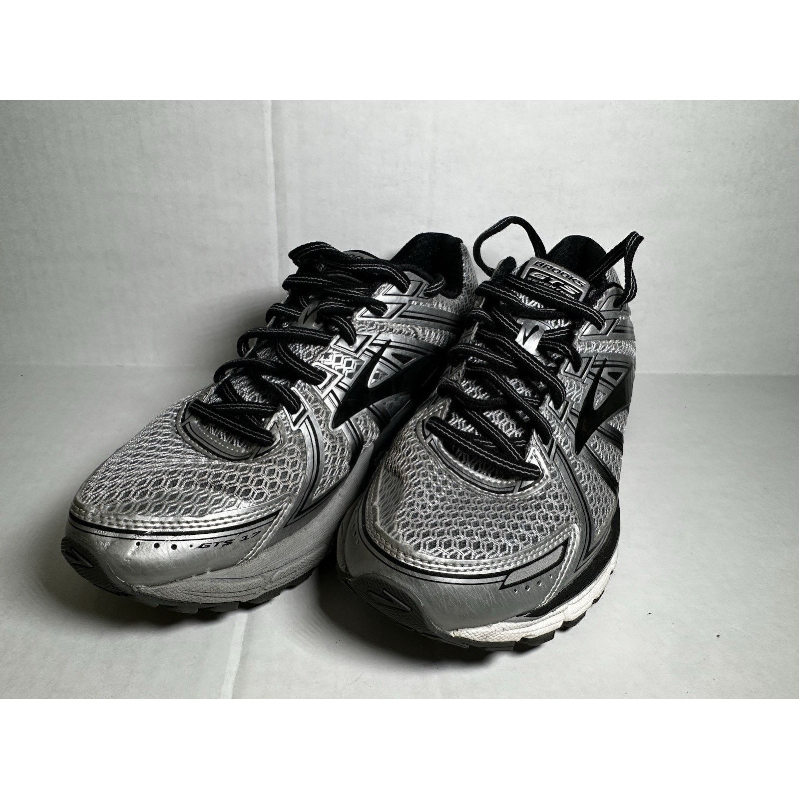 Brooks Brooks Adrenaline GTS 17 Running Shoes Sz 7-D Black/Silver Size US 7 / EU 40 - 5 Thumbnail