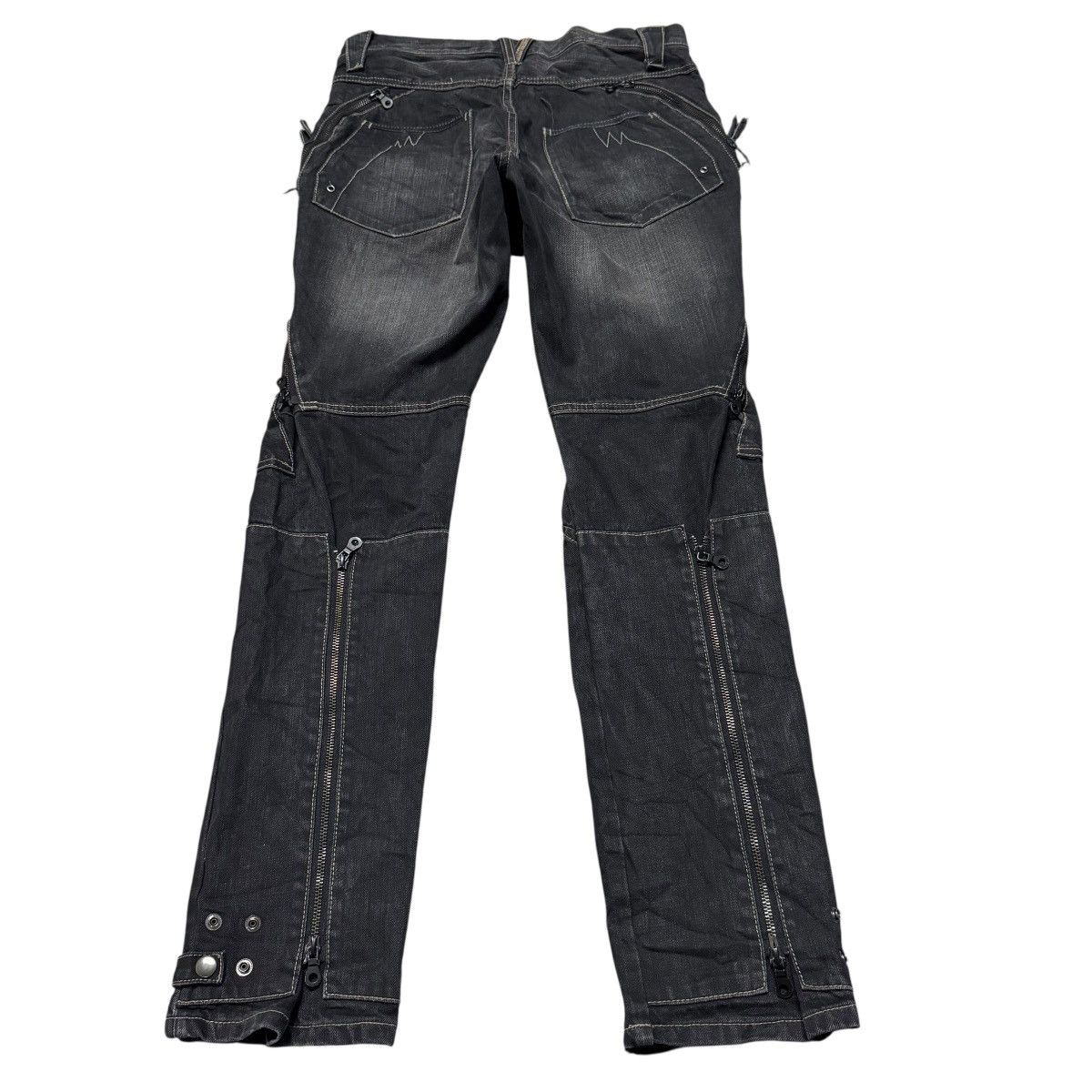 PPFM PPFM Bondage Black Denim Jeans Size US 32 / EU 48 - 4 Thumbnail