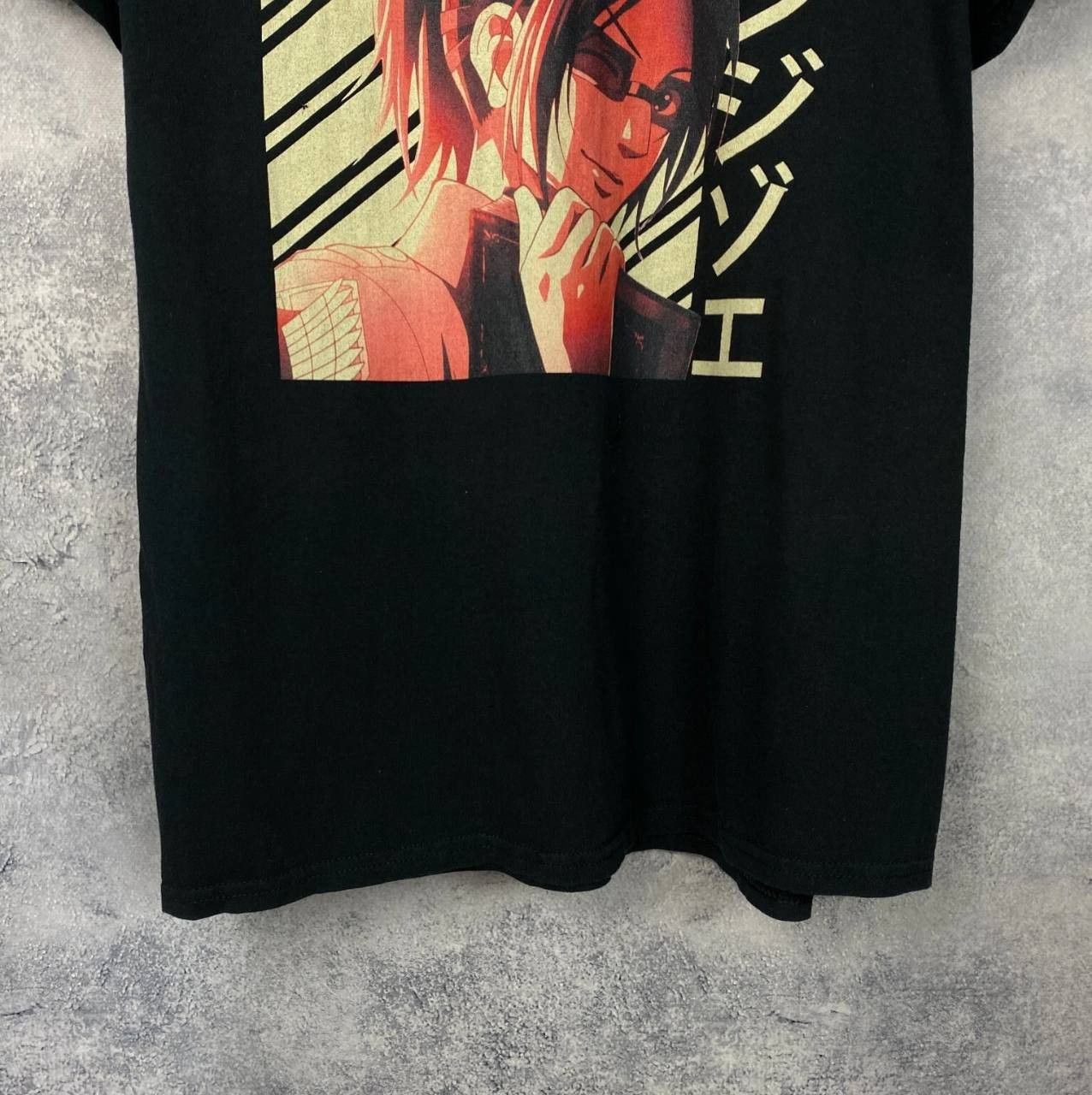 Anime Atack On Titans Hange Tee Men's Size L Black Short Sleeve ` Size US L / EU 52-54 / 3 - 3 Thumbnail