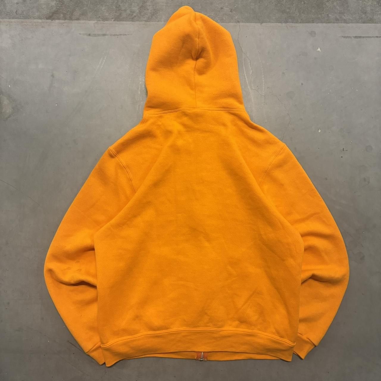 Vintage Crazy Vintage Y2K/2000s Blank Streetwear Essential Orange Zipup Hoodie! Size US L / EU 52-54 / 3 - 2 Thumbnail