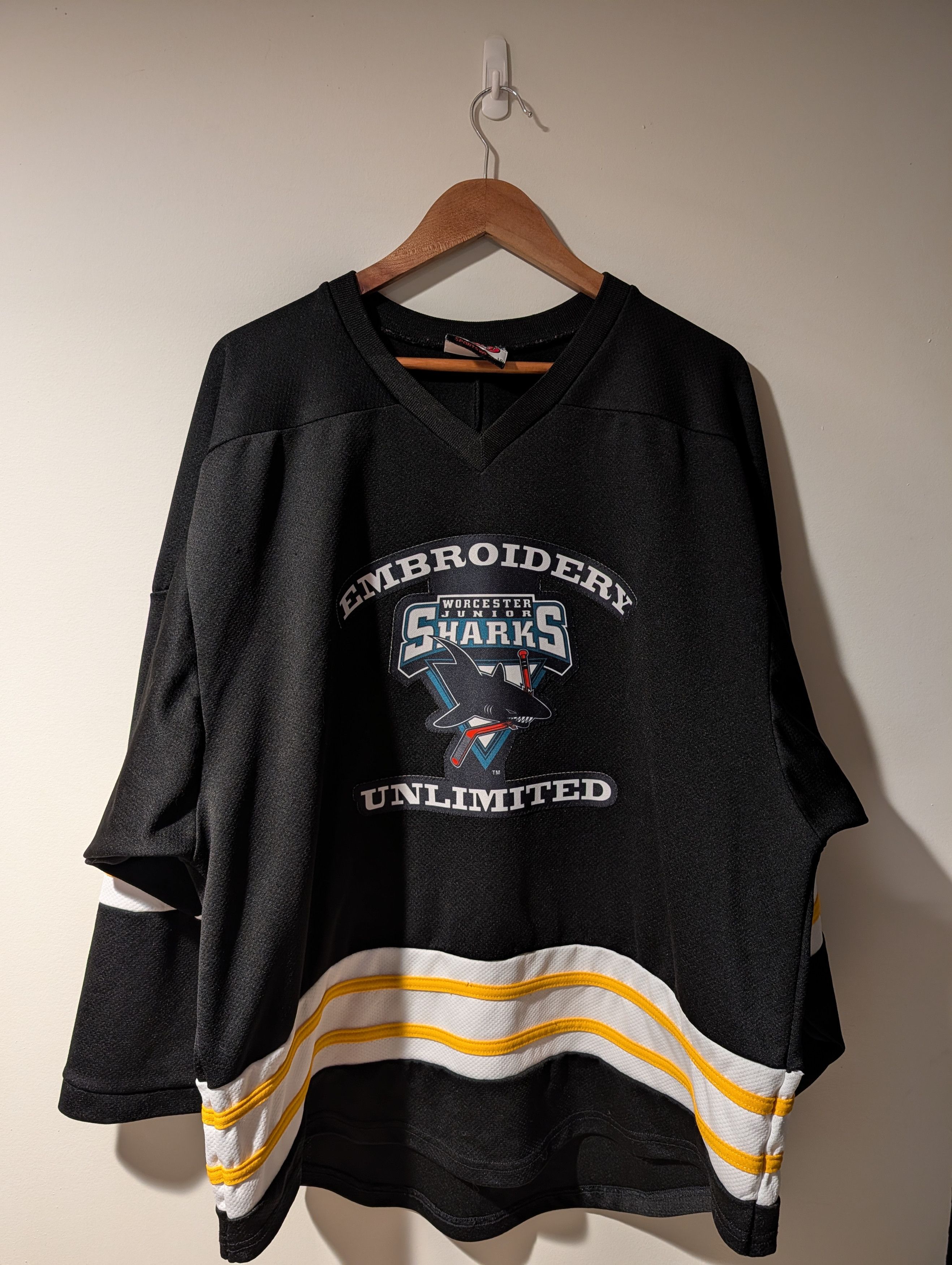 NHL Vintage Y2K San Jose Shark Unlimited Doherty NHL Jersey Size US L / EU 52-54 / 3 - 1 Thumbnail